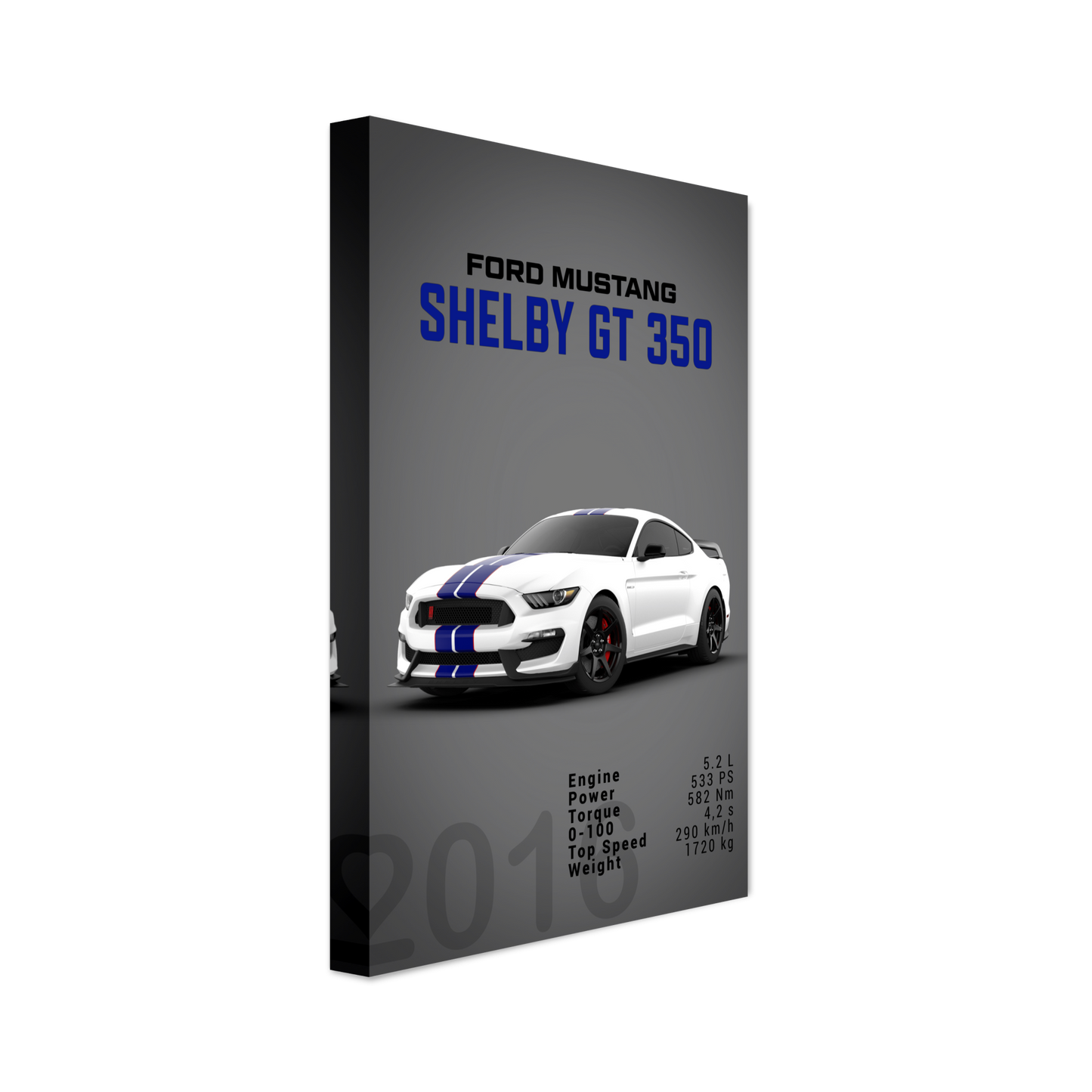 Ford Mustang 2016 Shelby GT350 S550 (MUSTANG10D)