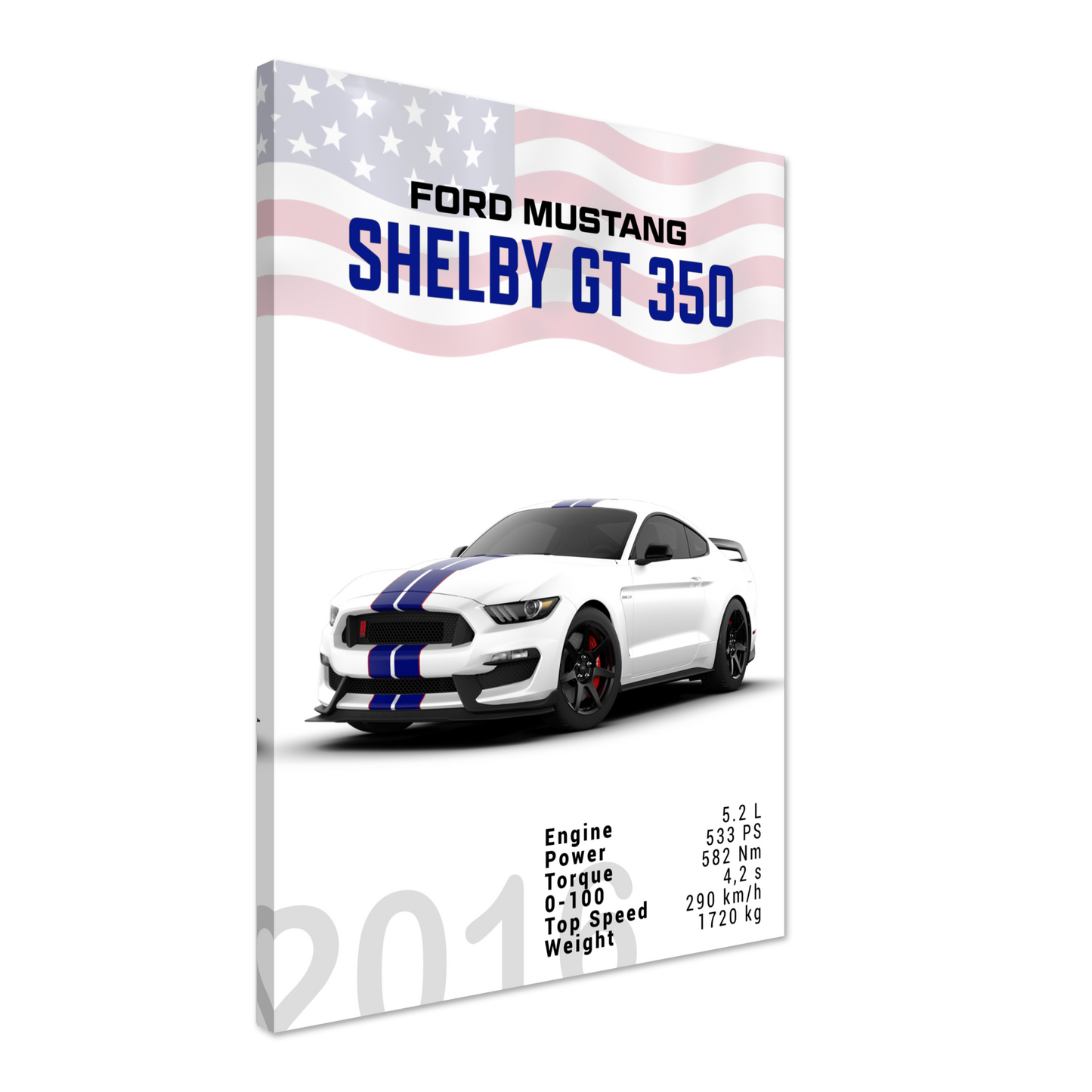 Ford Mustang 2016 Shelby GT350 S550 (MUSTANG10)