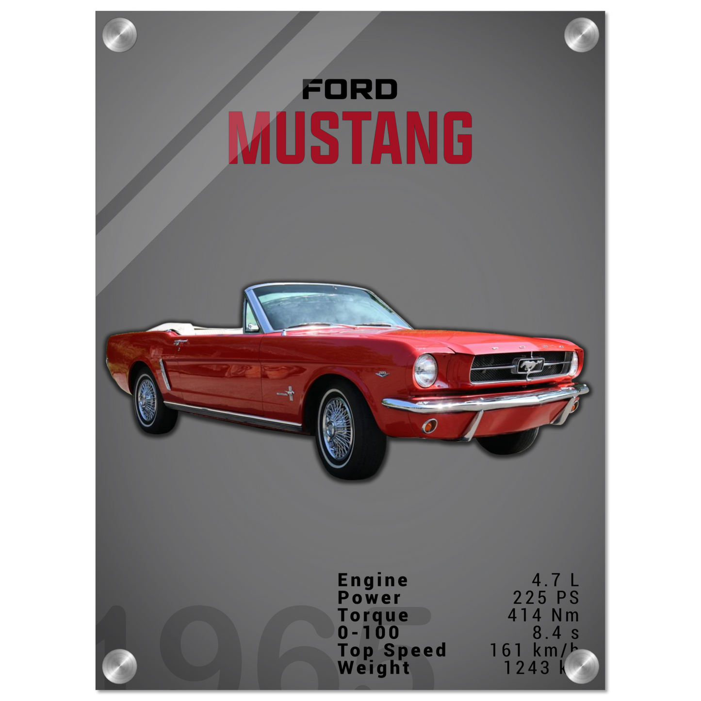 Ford Mustang 1965 Convertible (MUSTANG11D)