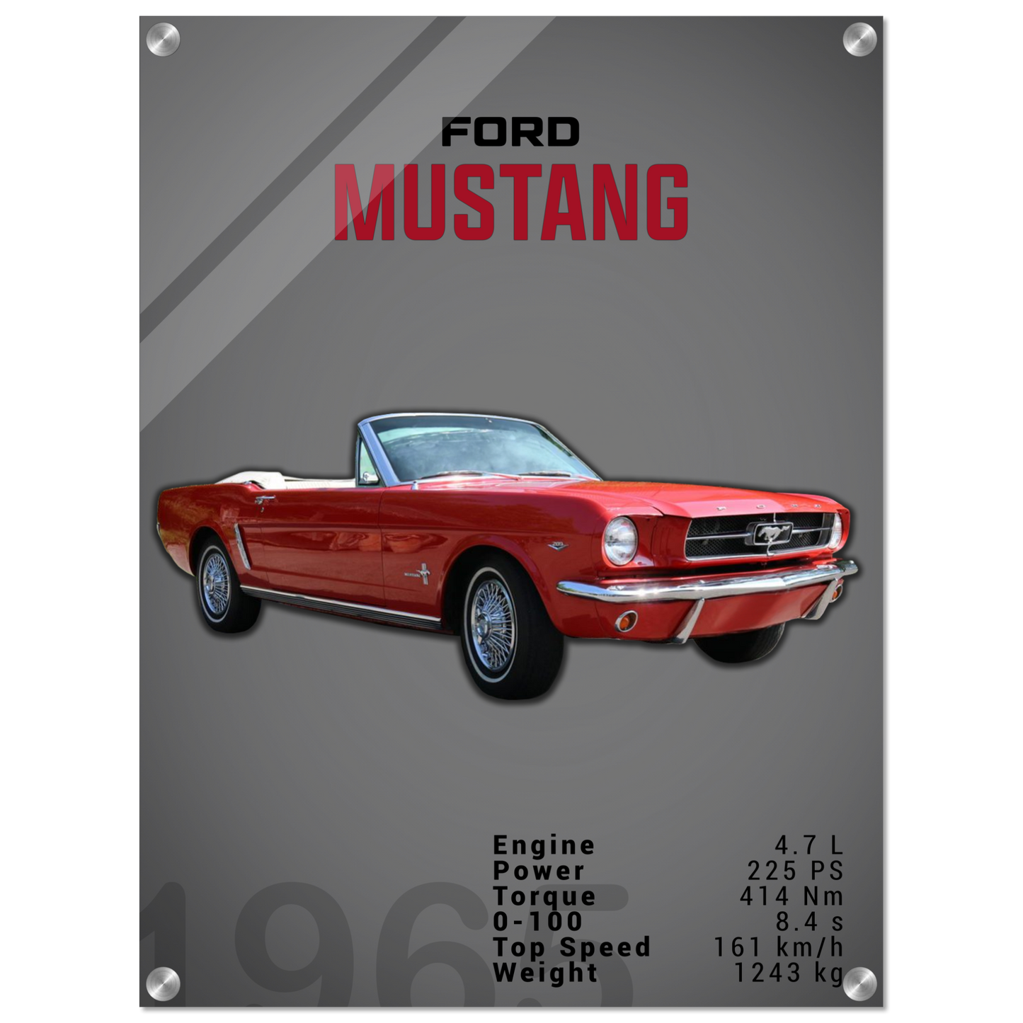 Ford Mustang 1965 Convertible (MUSTANG11D)