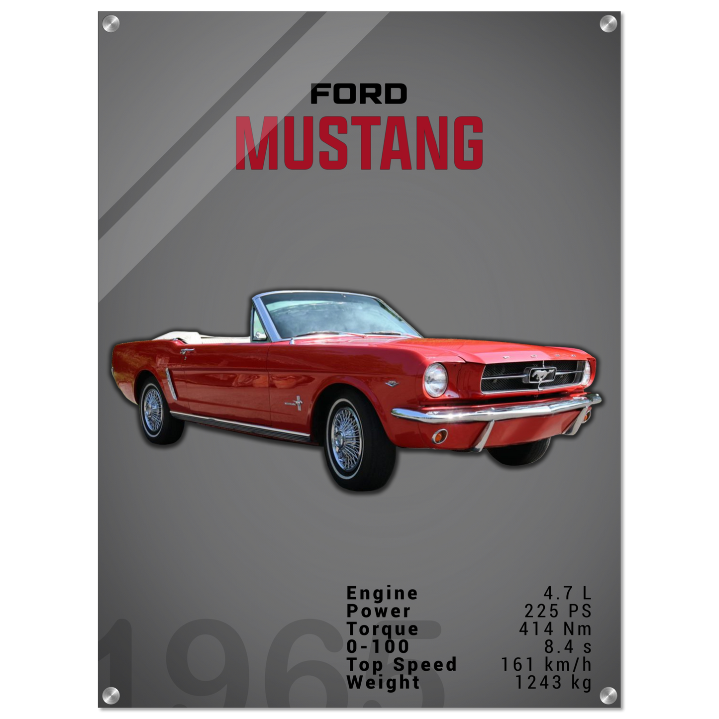 Ford Mustang 1965 Convertible (MUSTANG11D)