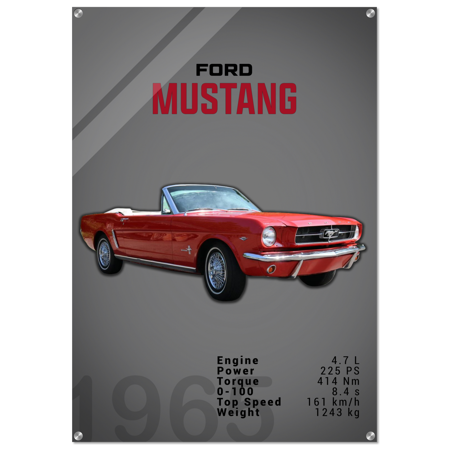 Ford Mustang 1965 Convertible (MUSTANG11D)