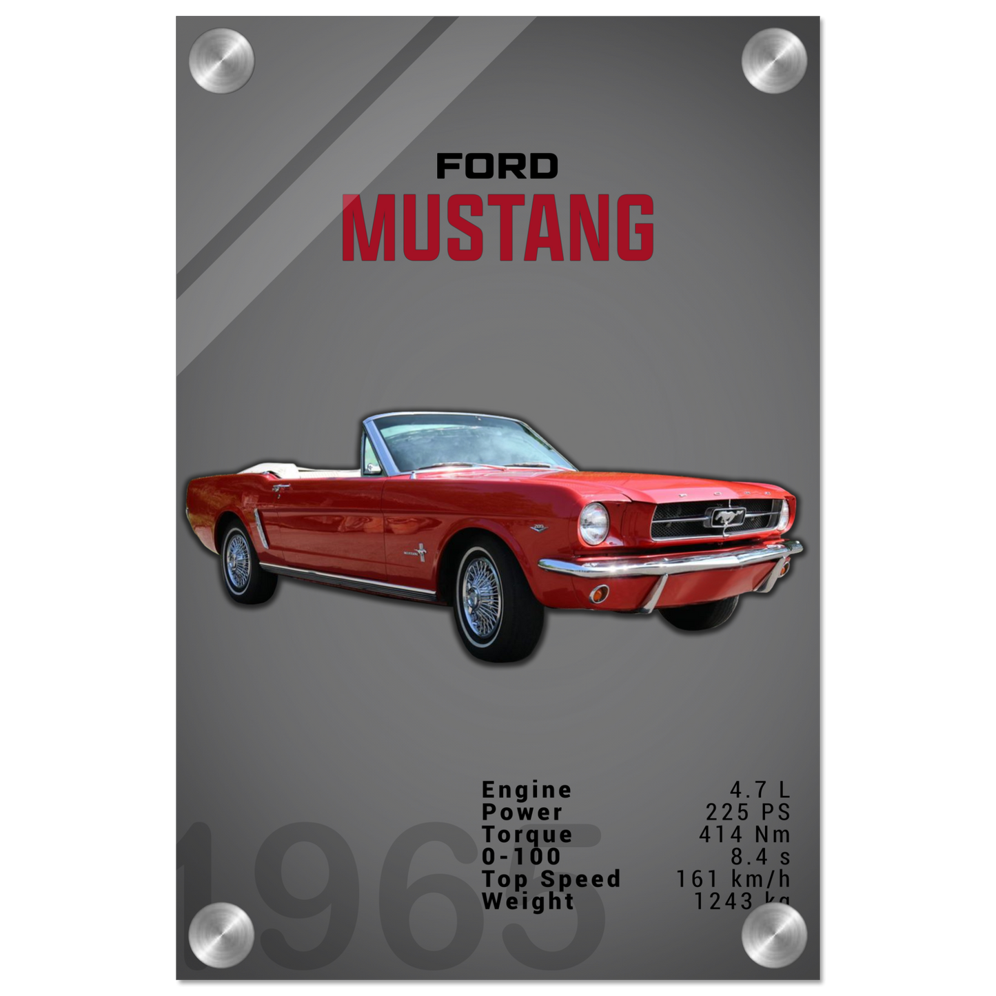 Ford Mustang 1965 Convertible (MUSTANG11D)