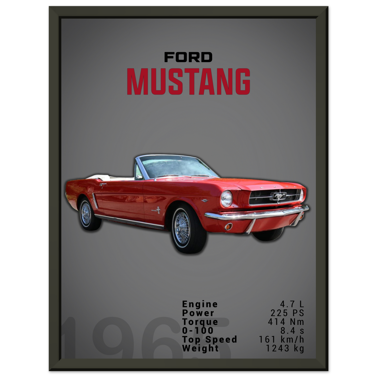 Ford Mustang 1965 Convertible (MUSTANG11D)