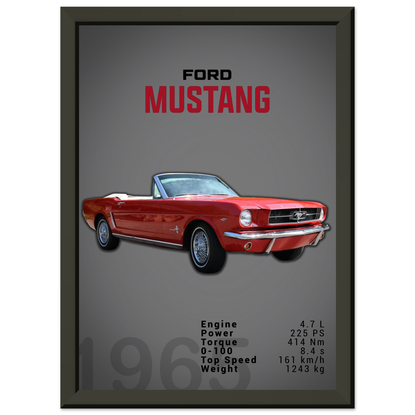 Ford Mustang 1965 Convertible (MUSTANG11D)