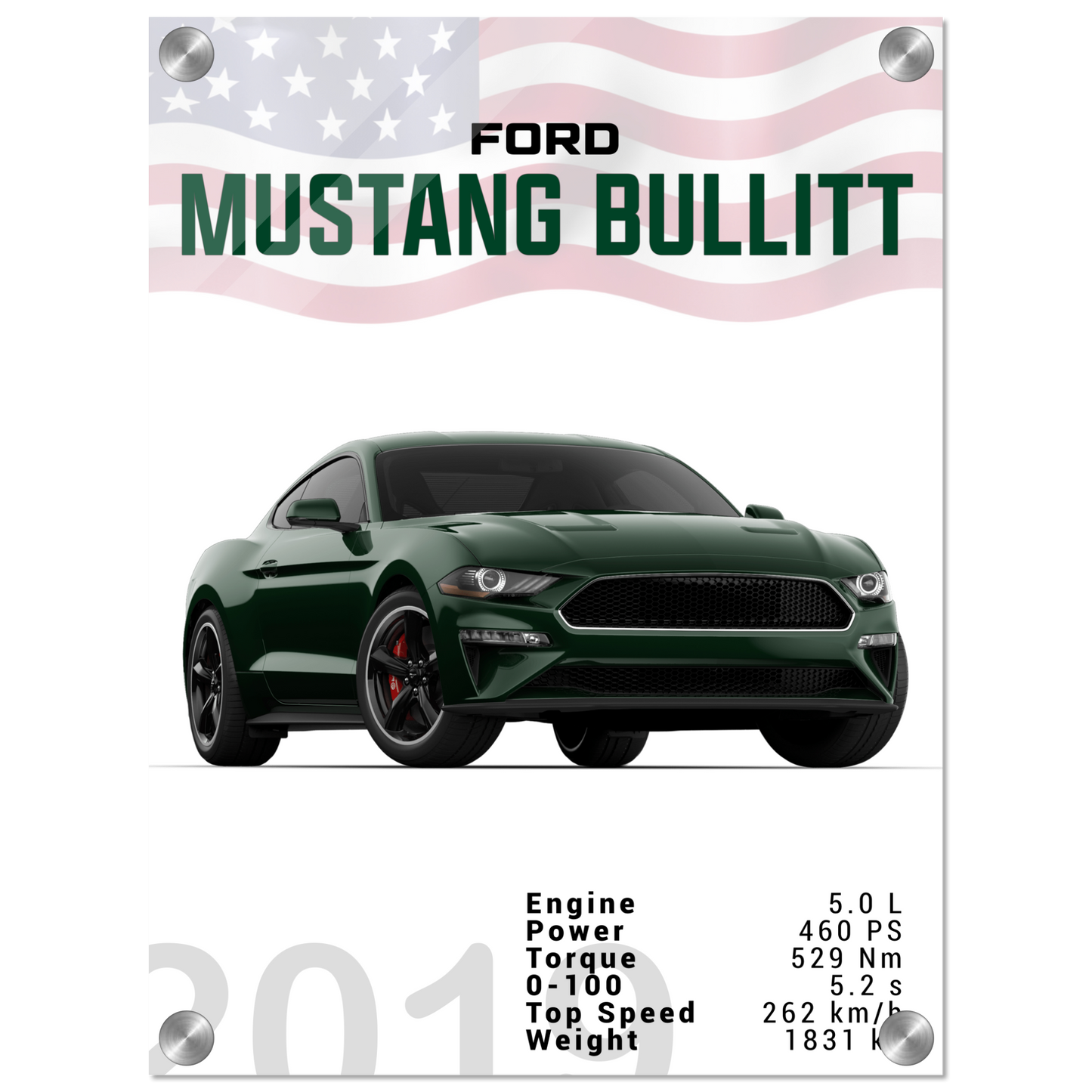 Ford Mustang 2019 Bullitt S550 (MUSTANG13)