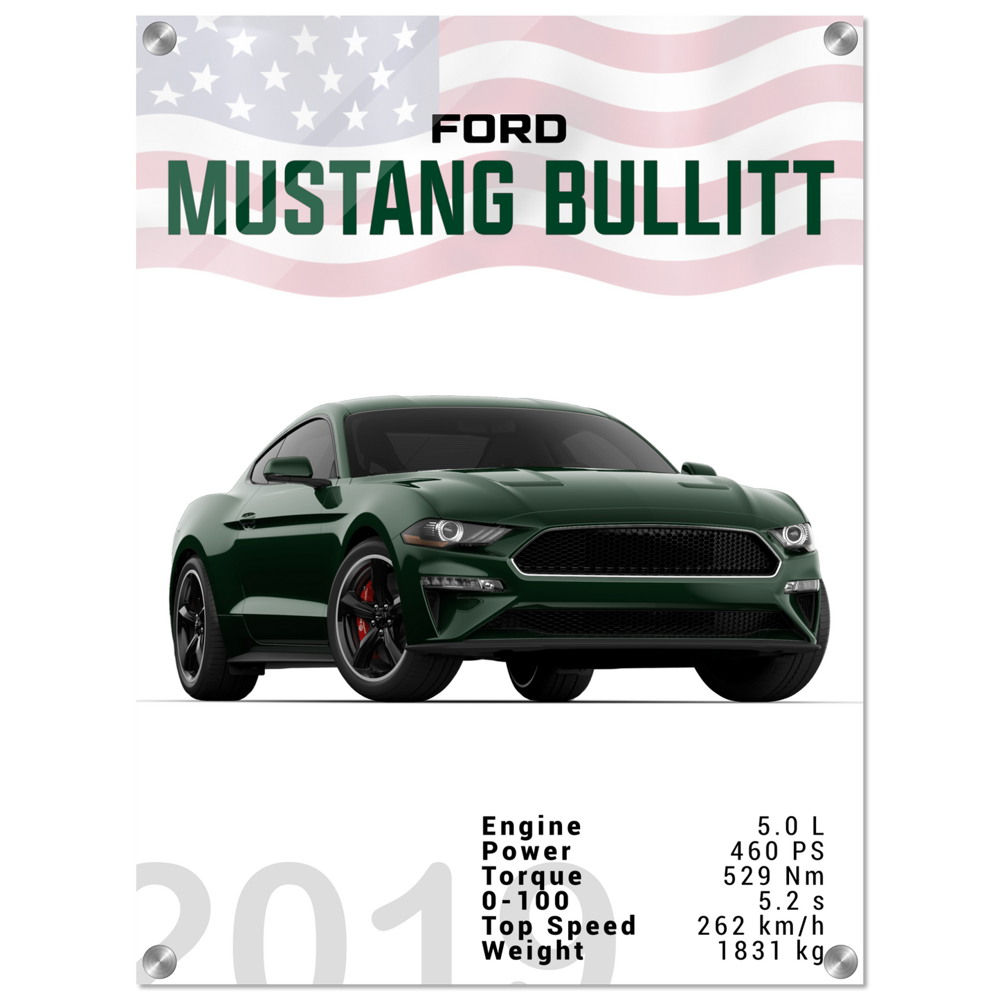 Ford Mustang 2019 Bullitt S550 (MUSTANG13)