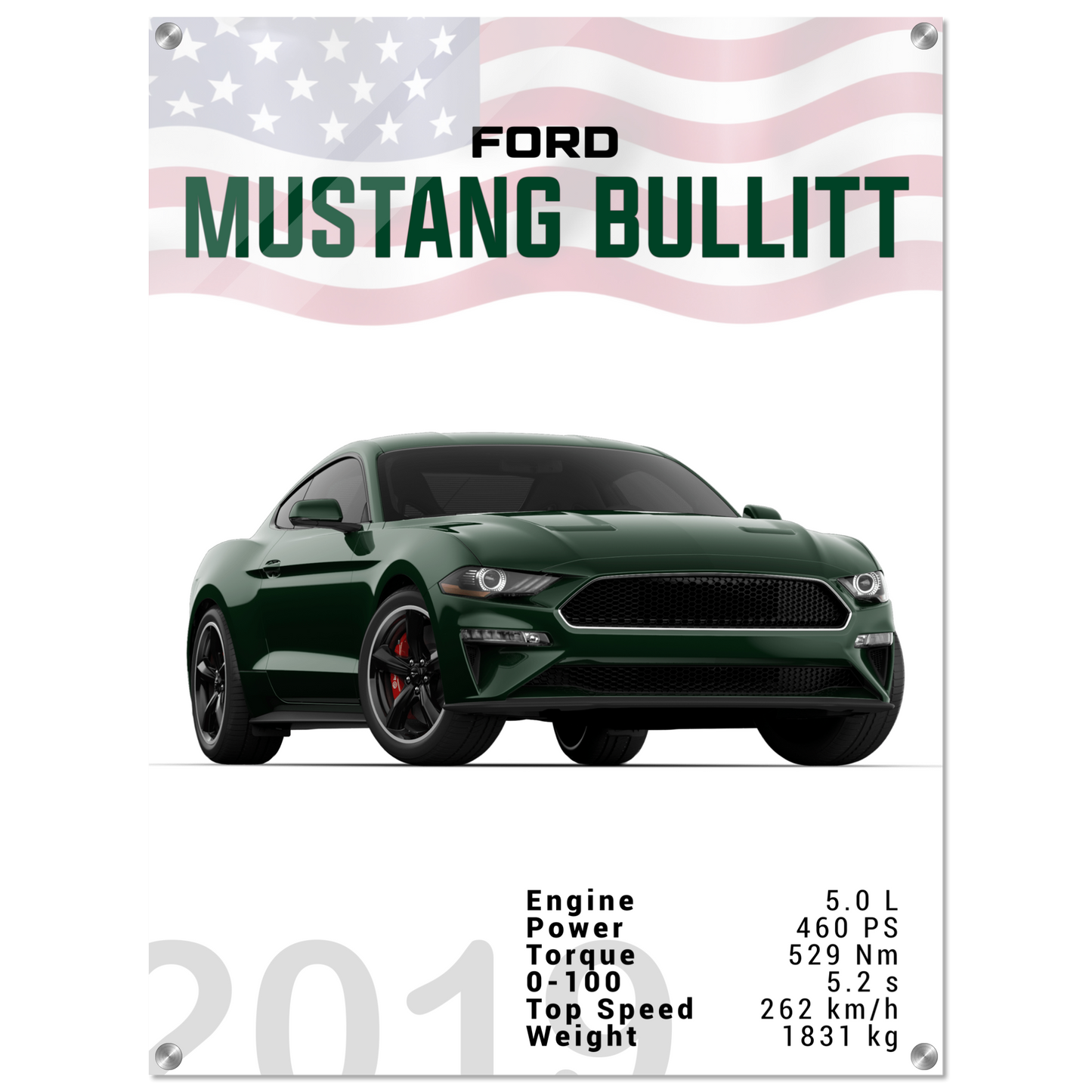 Ford Mustang 2019 Bullitt S550 (MUSTANG13)