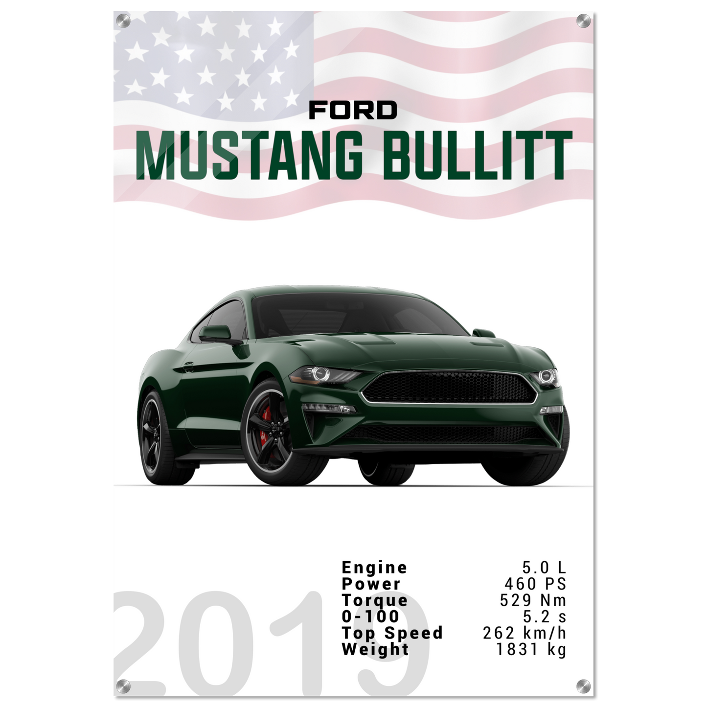 Ford Mustang 2019 Bullitt S550 (MUSTANG13)