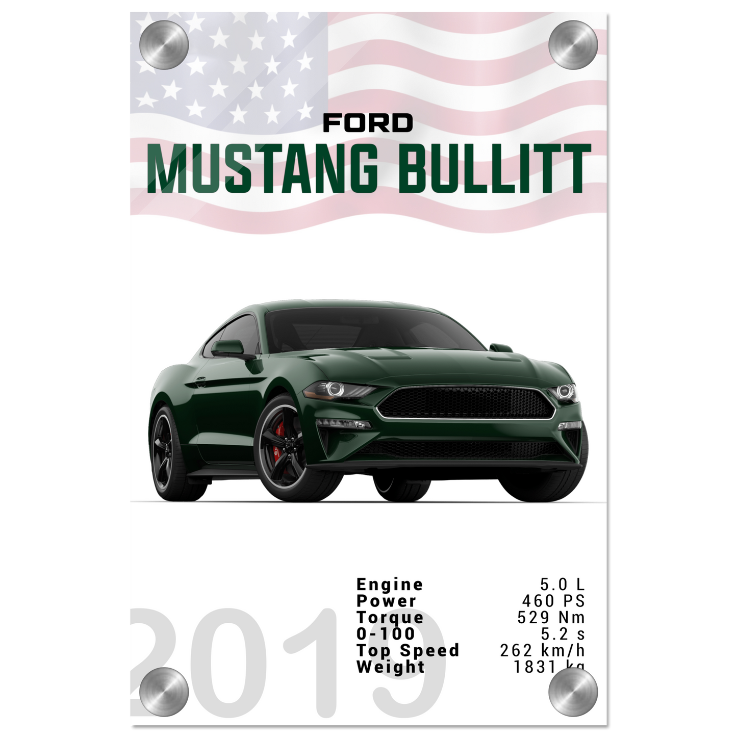 Ford Mustang 2019 Bullitt S550 (MUSTANG13)