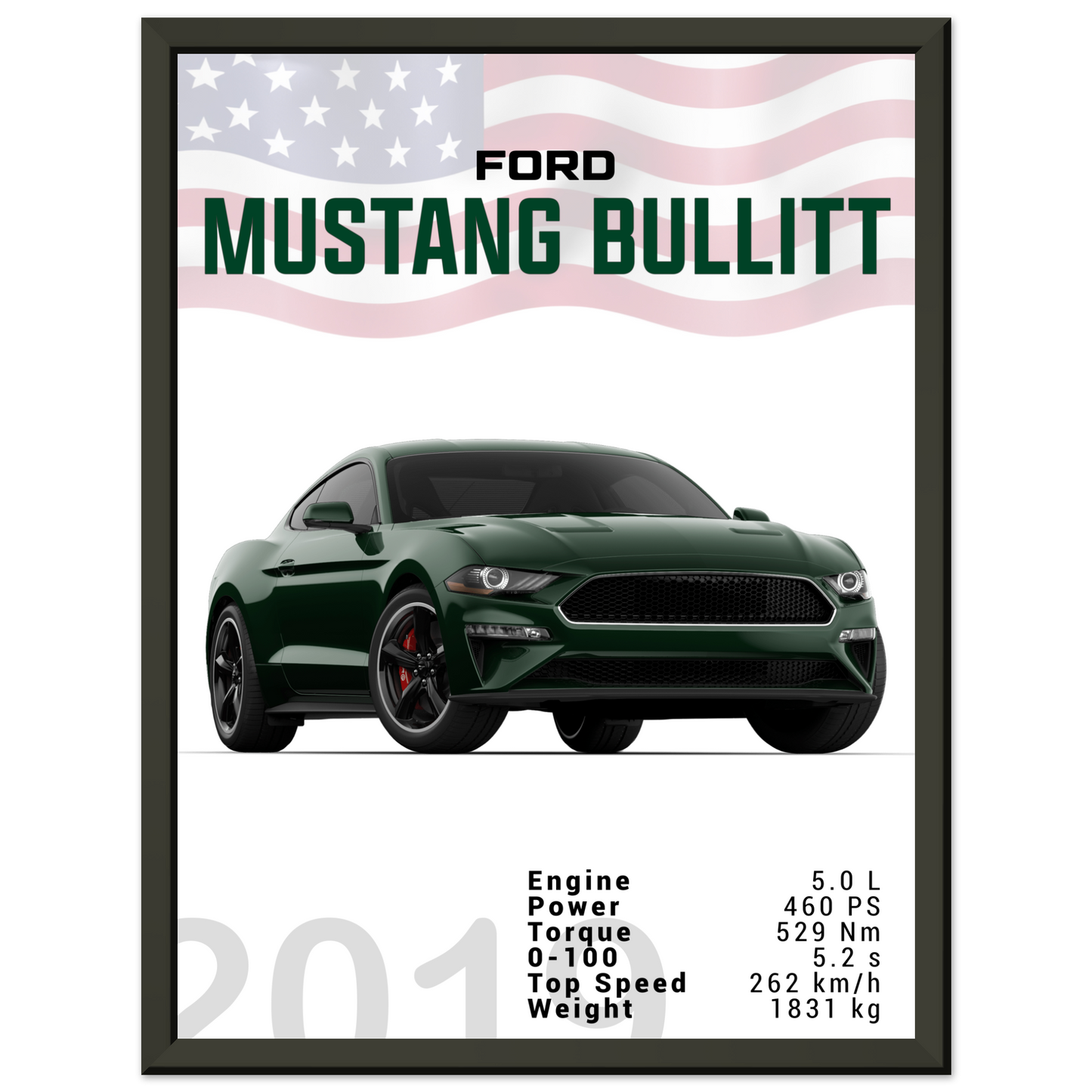 Ford Mustang 2019 Bullitt S550 (MUSTANG13)
