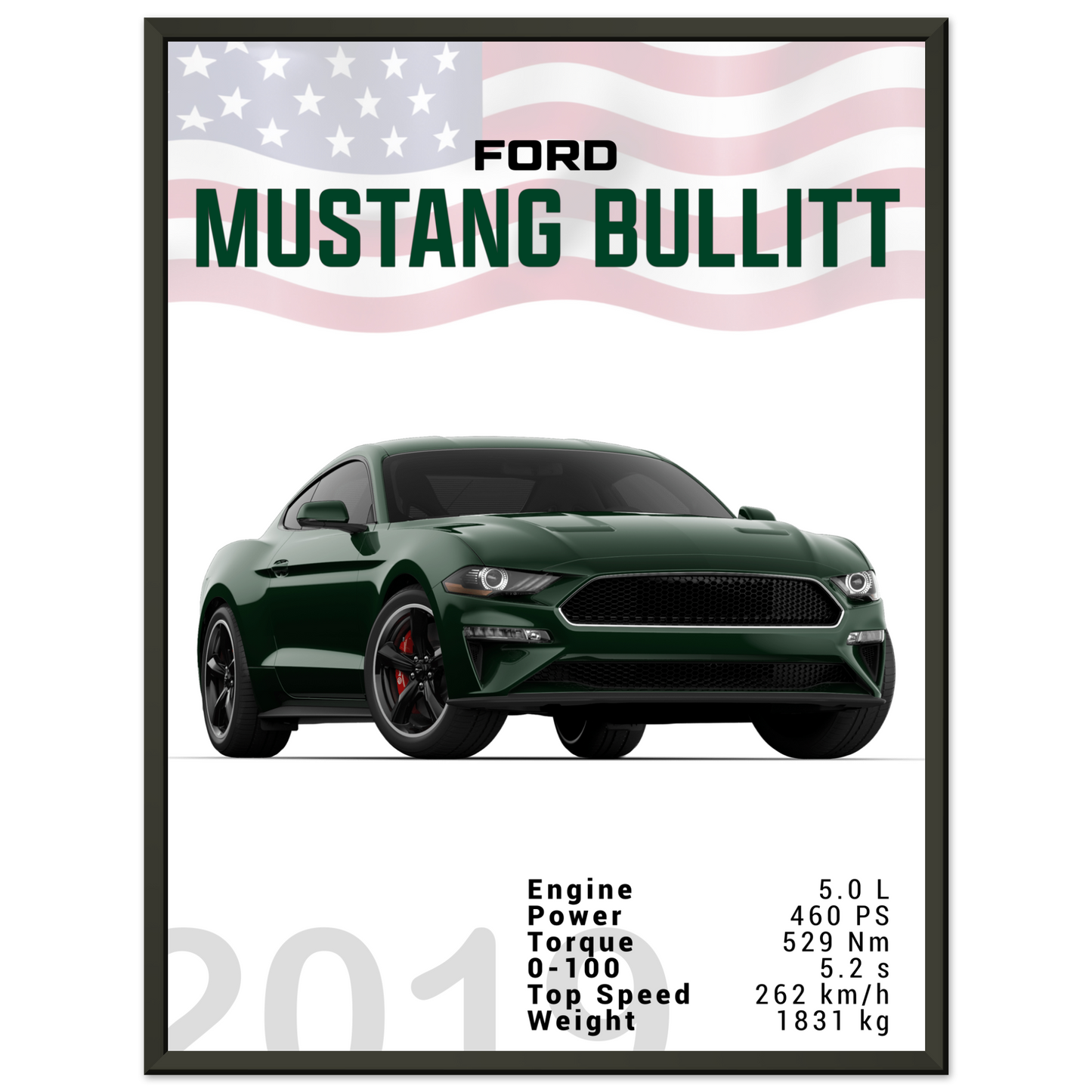 Ford Mustang 2019 Bullitt S550 (MUSTANG13)