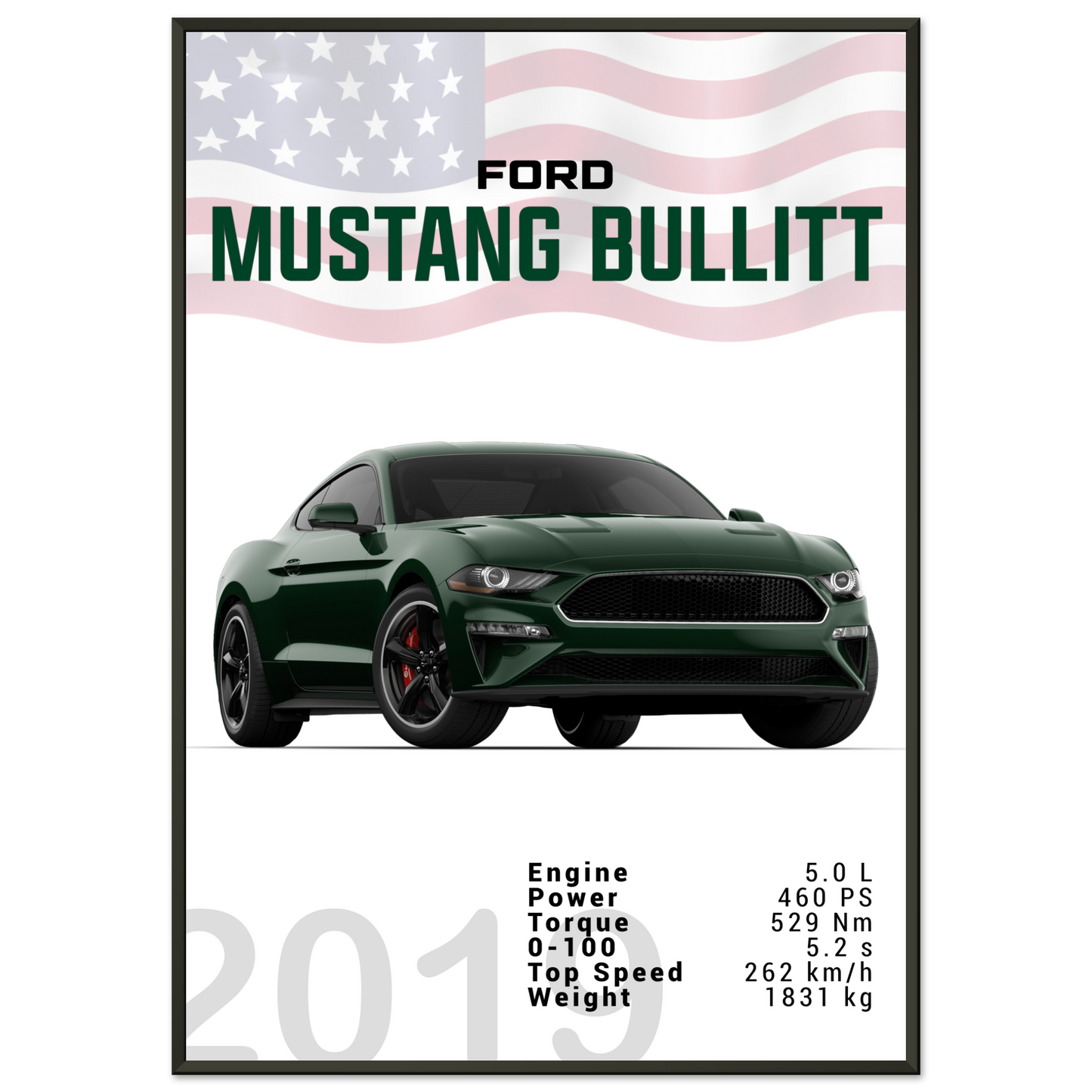 Ford Mustang 2019 Bullitt S550 (MUSTANG13)