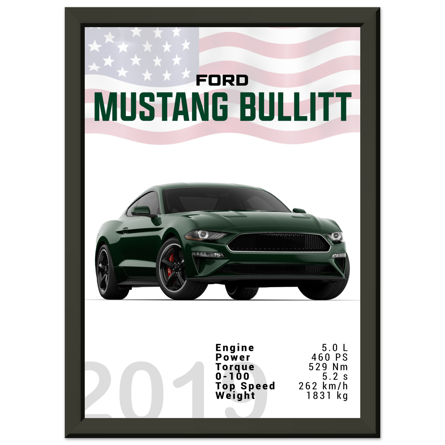 Ford Mustang 2019 Bullitt S550 (MUSTANG13)