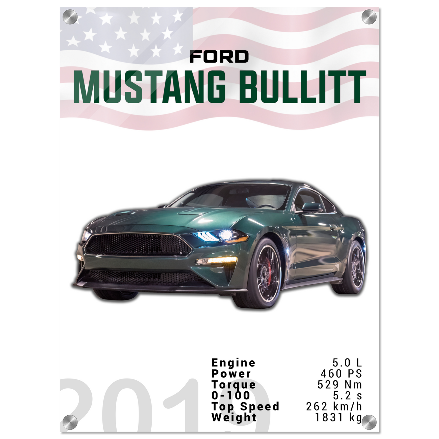 Ford Mustang 2019 Bullitt S550 (MUSTANG14)