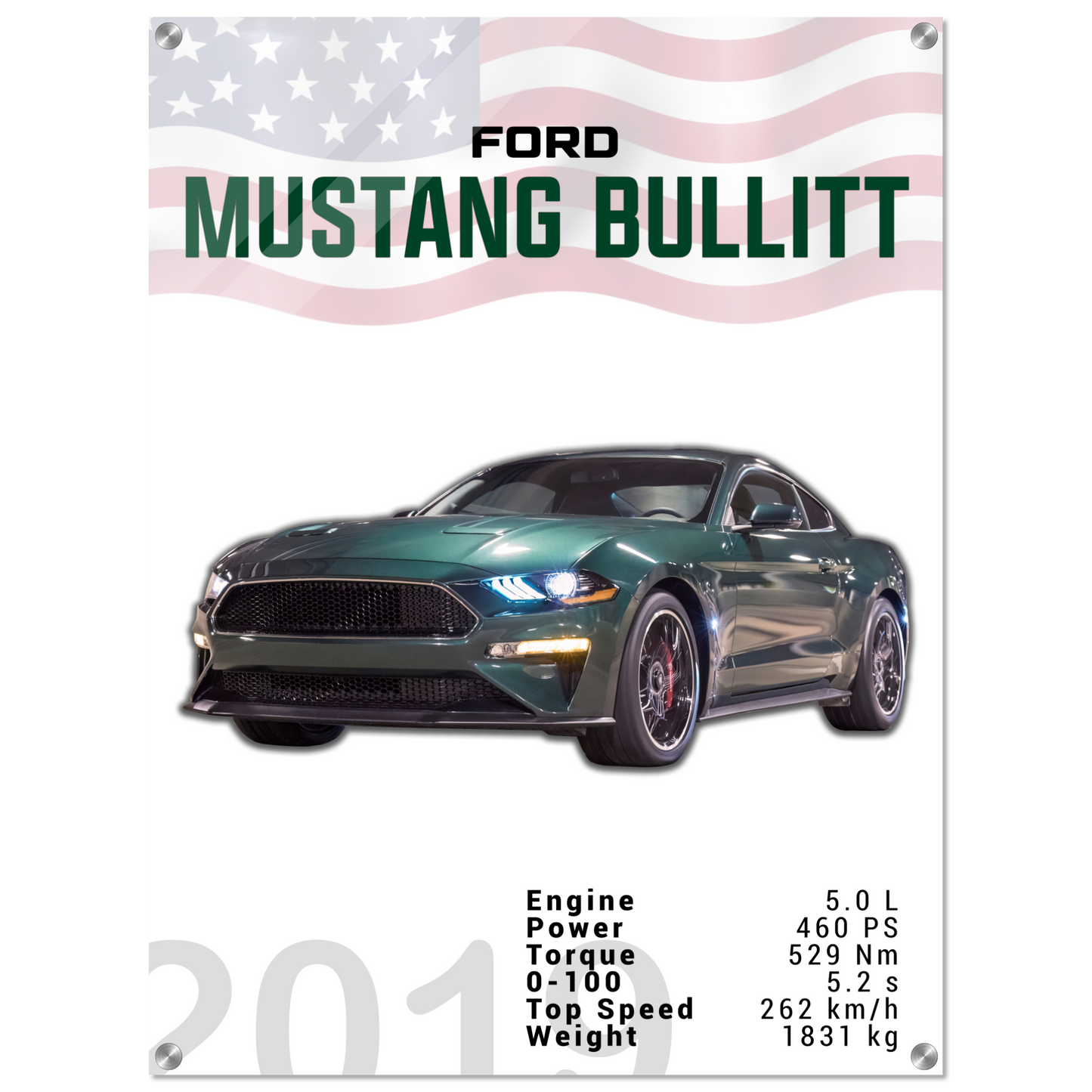 Ford Mustang 2019 Bullitt S550 (MUSTANG14)