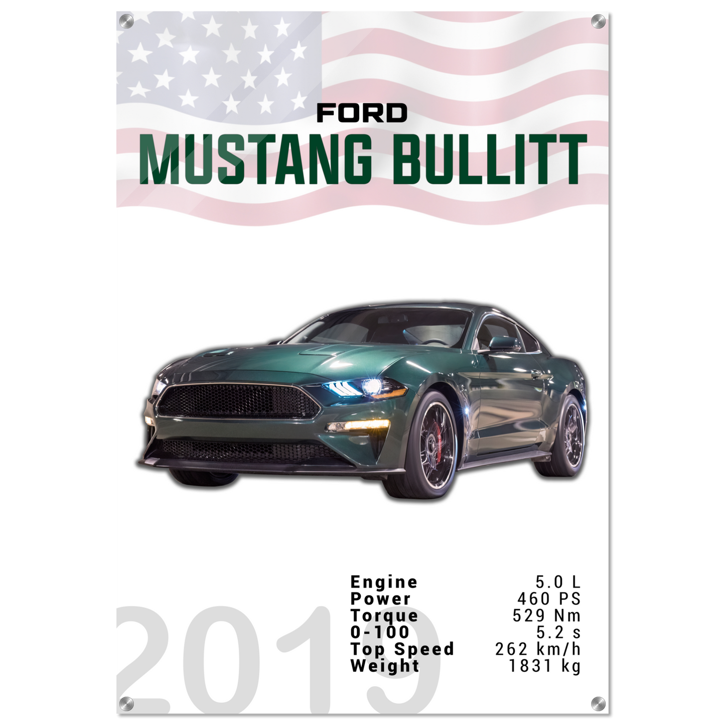 Ford Mustang 2019 Bullitt S550 (MUSTANG14)
