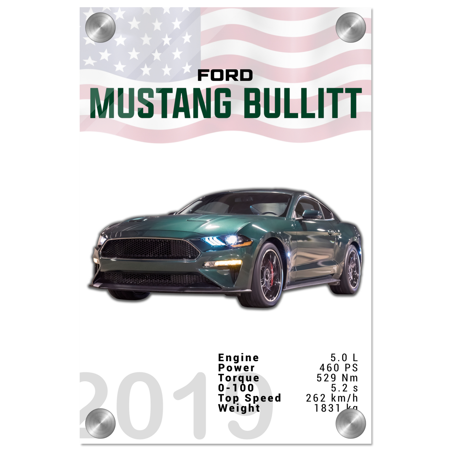 Ford Mustang 2019 Bullitt S550 (MUSTANG14)