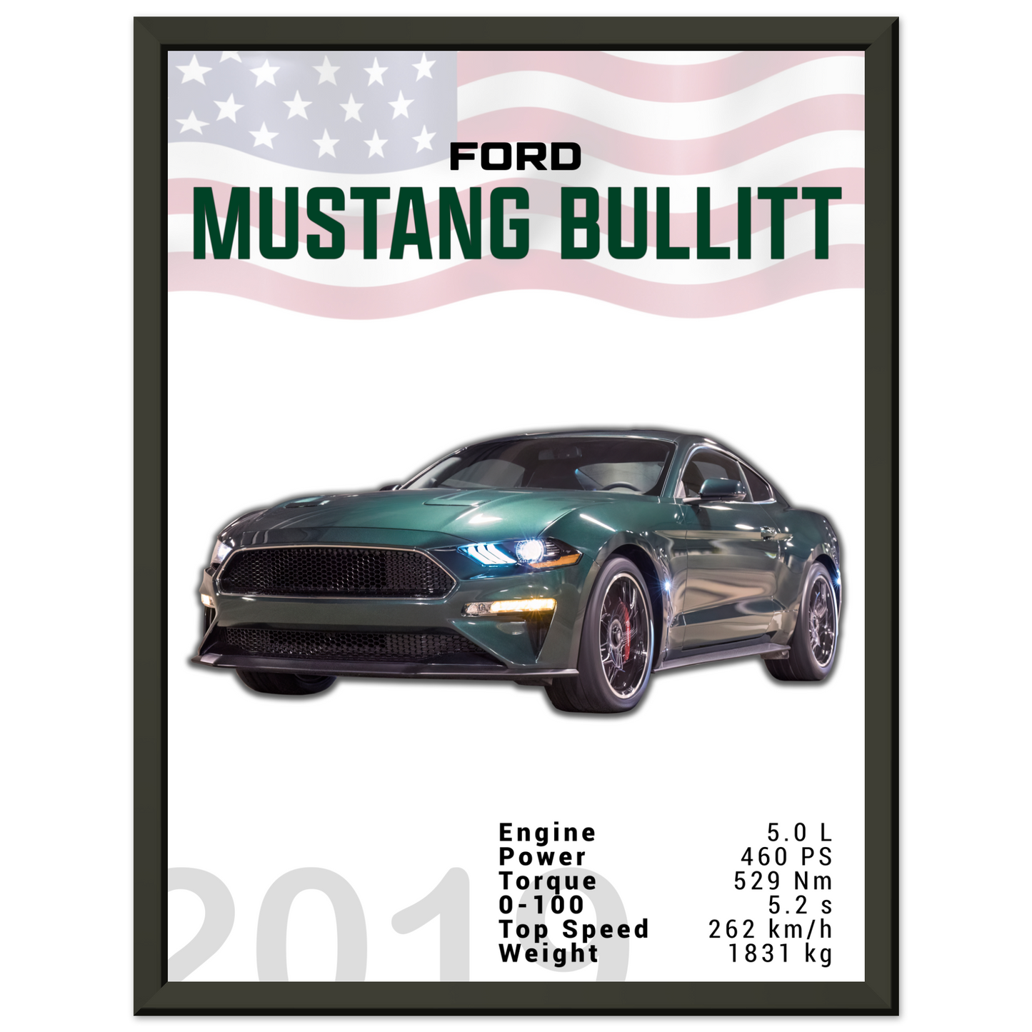 Ford Mustang 2019 Bullitt S550 (MUSTANG14)
