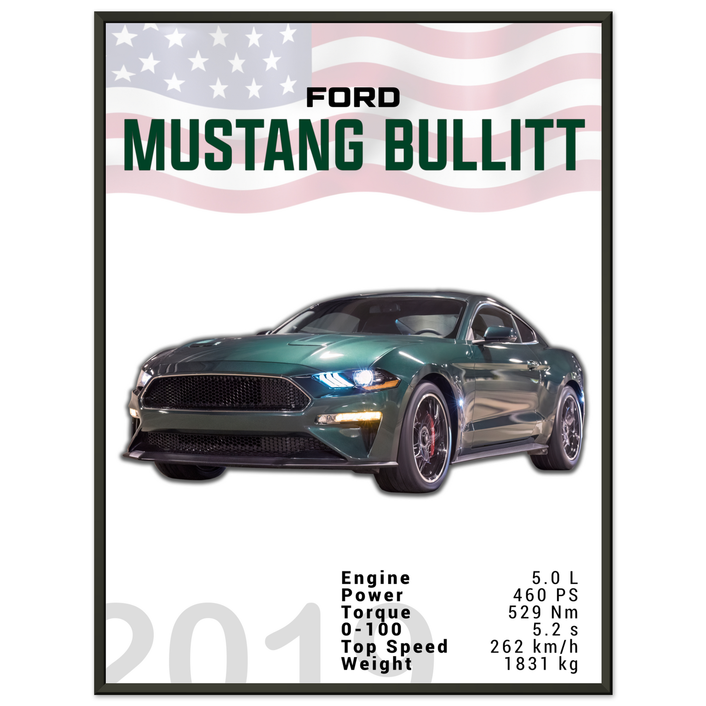 Ford Mustang 2019 Bullitt S550 (MUSTANG14)