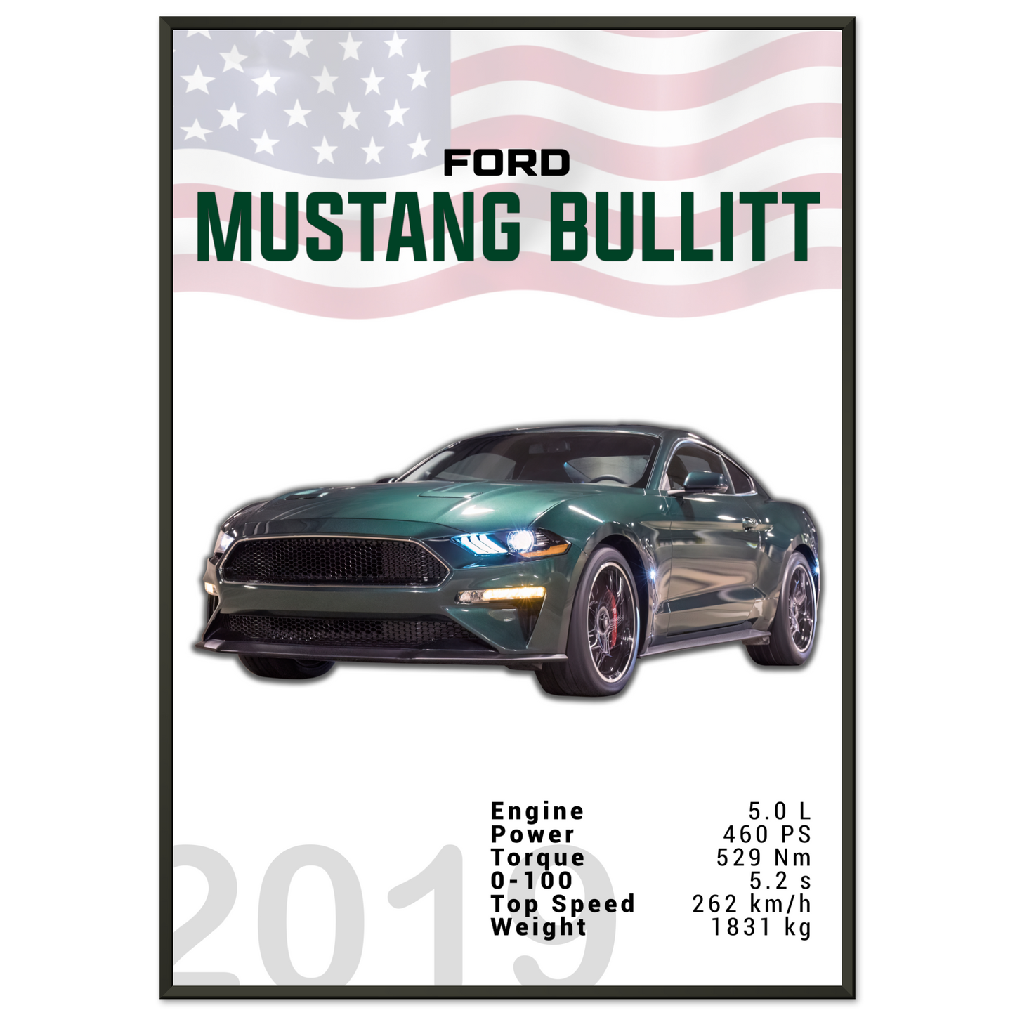 Ford Mustang 2019 Bullitt S550 (MUSTANG14)