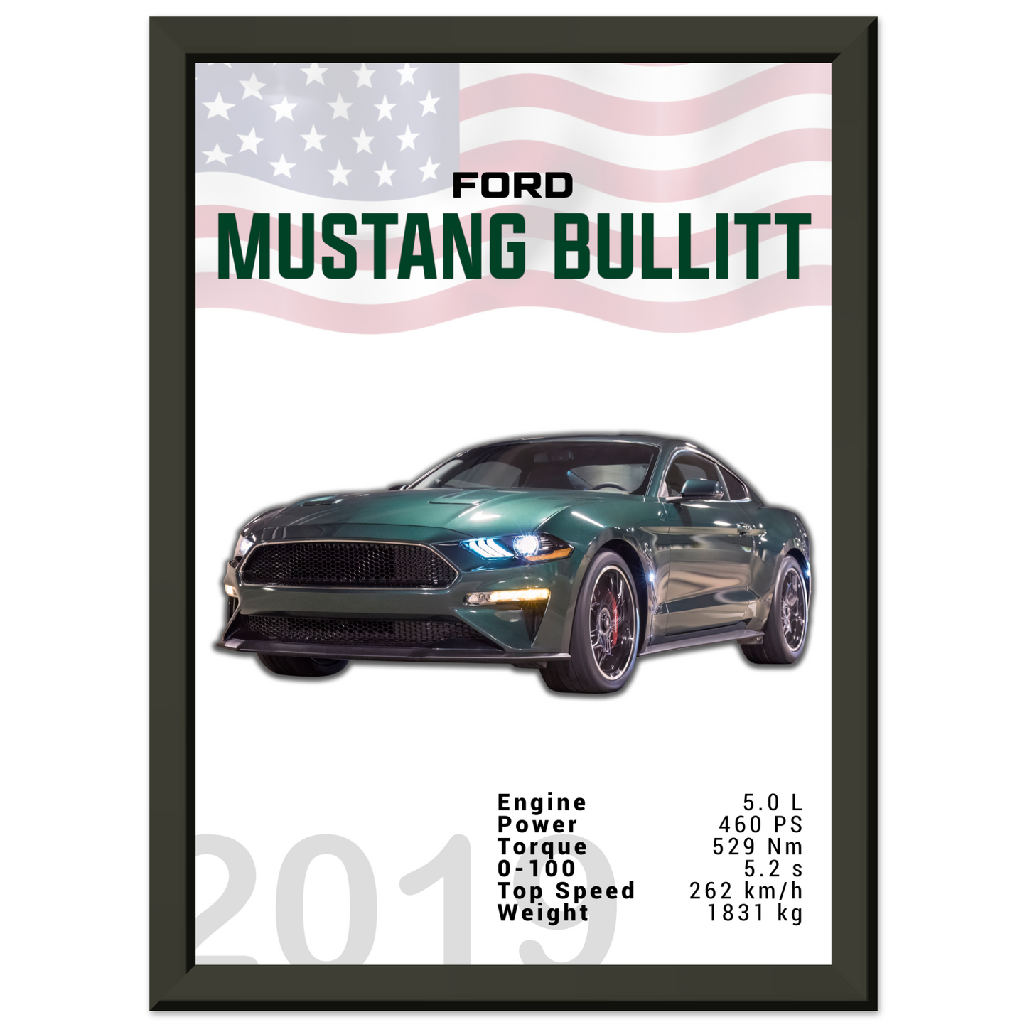Ford Mustang 2019 Bullitt S550 (MUSTANG14)