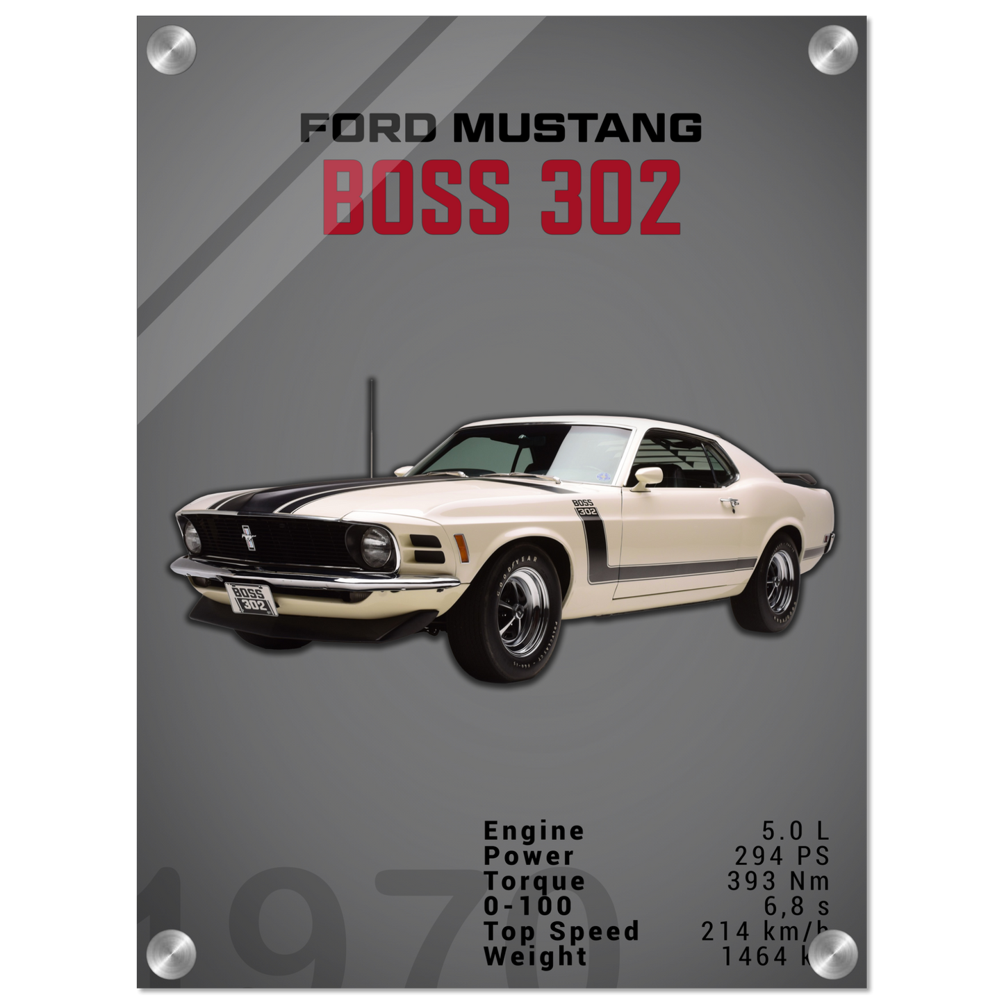 Ford Mustang 1970 Boss 302 (MUSTANG16D)