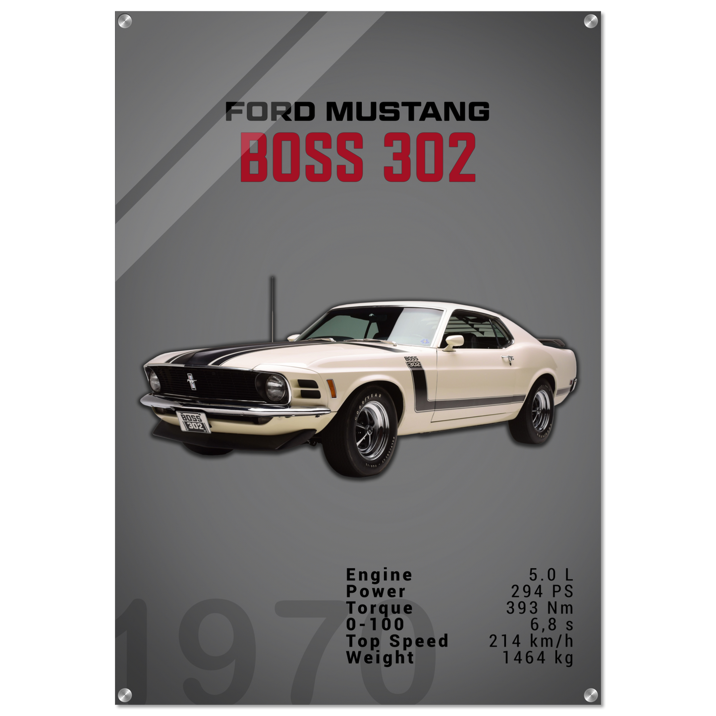Ford Mustang 1970 Boss 302 (MUSTANG16D)