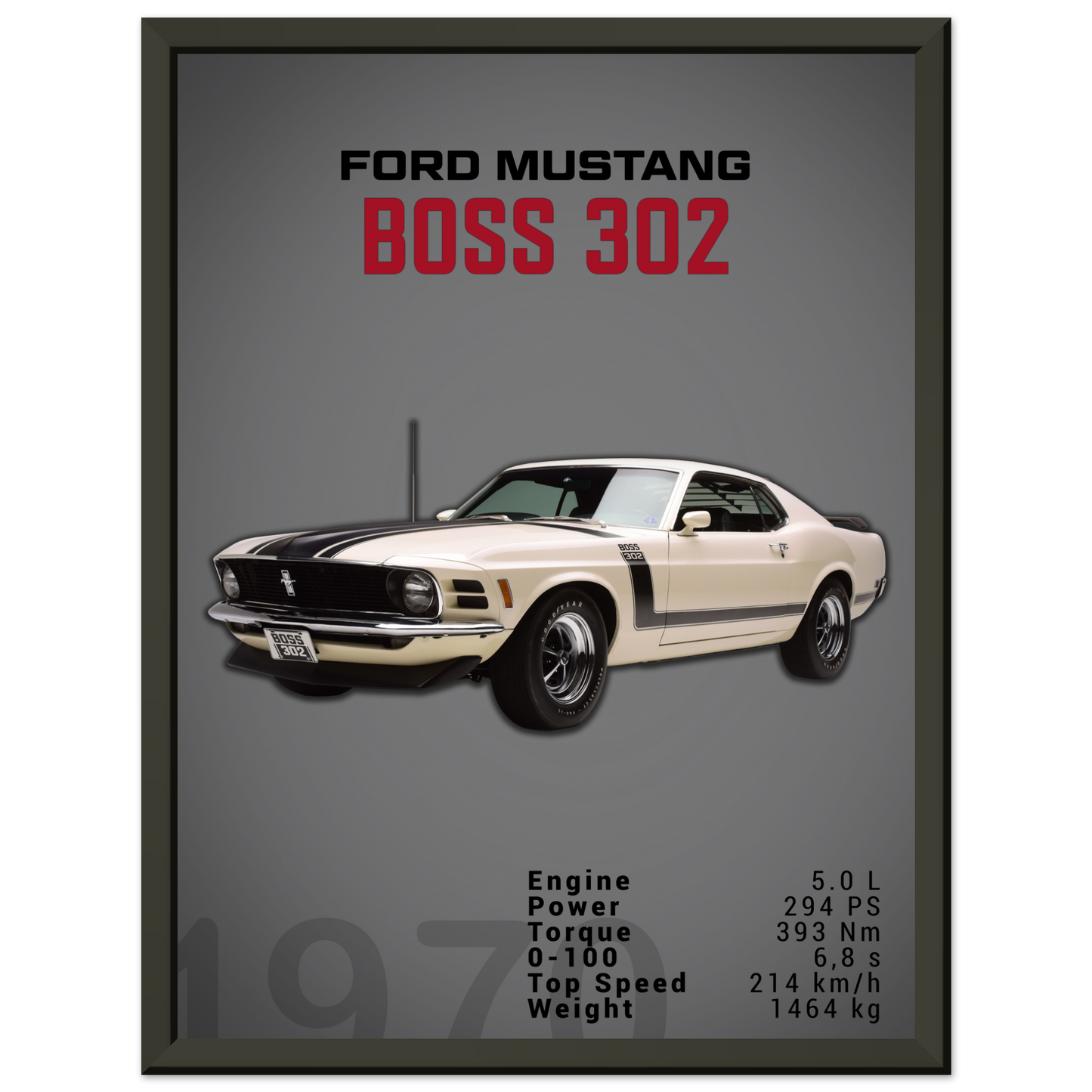Ford Mustang 1970 Boss 302 (MUSTANG16D)