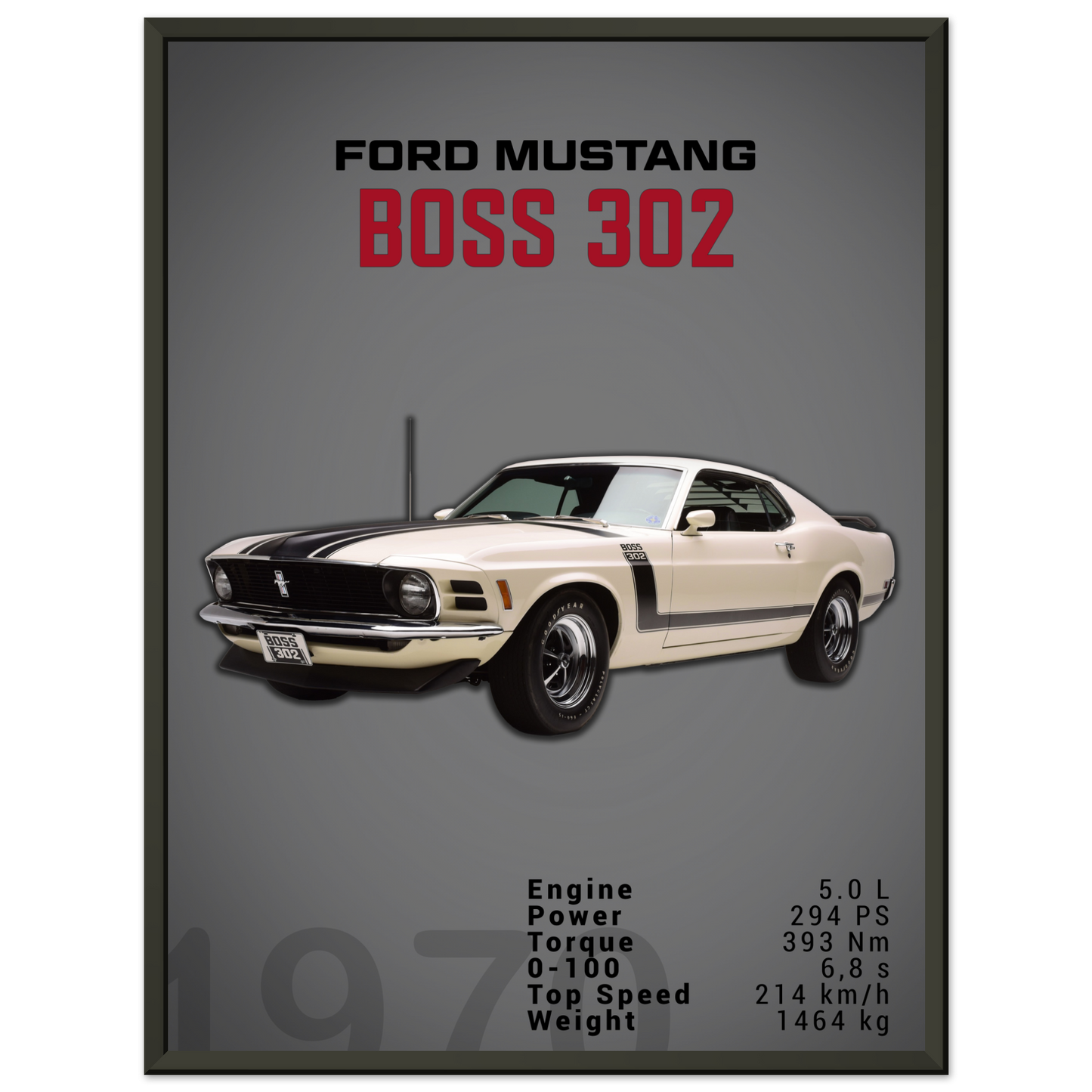 Ford Mustang 1970 Boss 302 (MUSTANG16D)