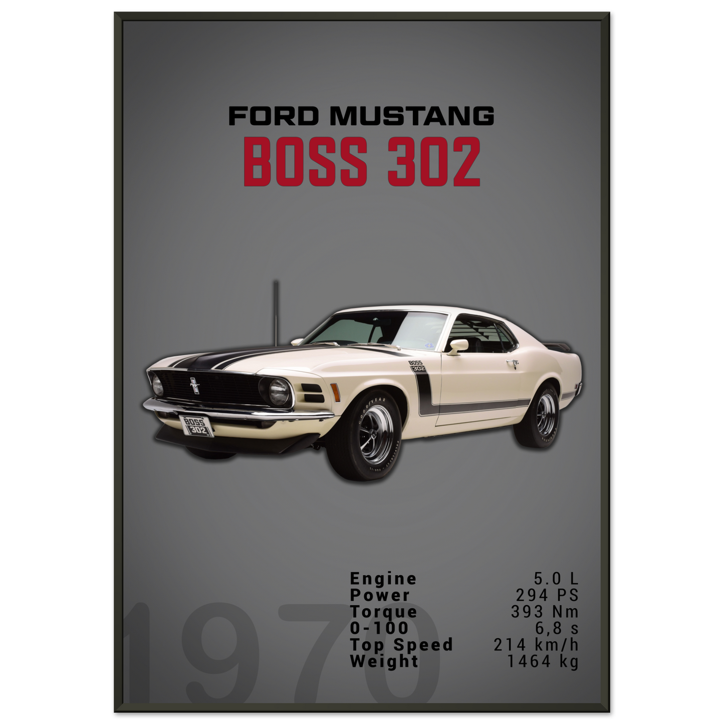 Ford Mustang 1970 Boss 302 (MUSTANG16D)