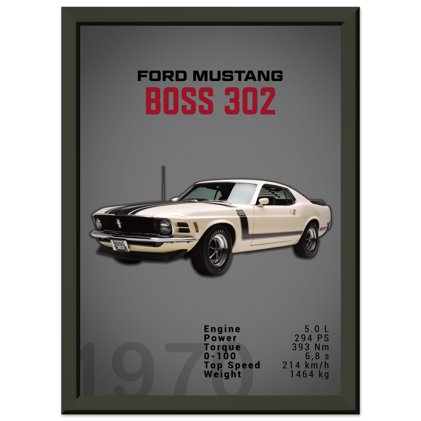 Ford Mustang 1970 Boss 302 (MUSTANG16D)