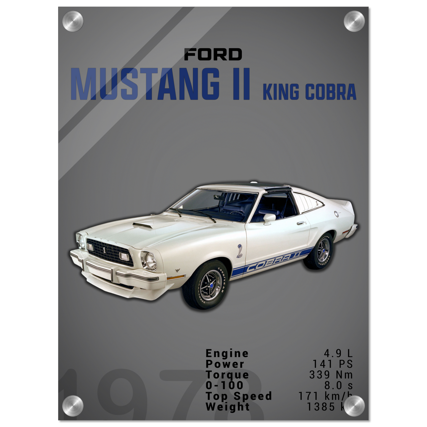 Ford Mustang 1978 II King Cobra (MUSTANG17D)