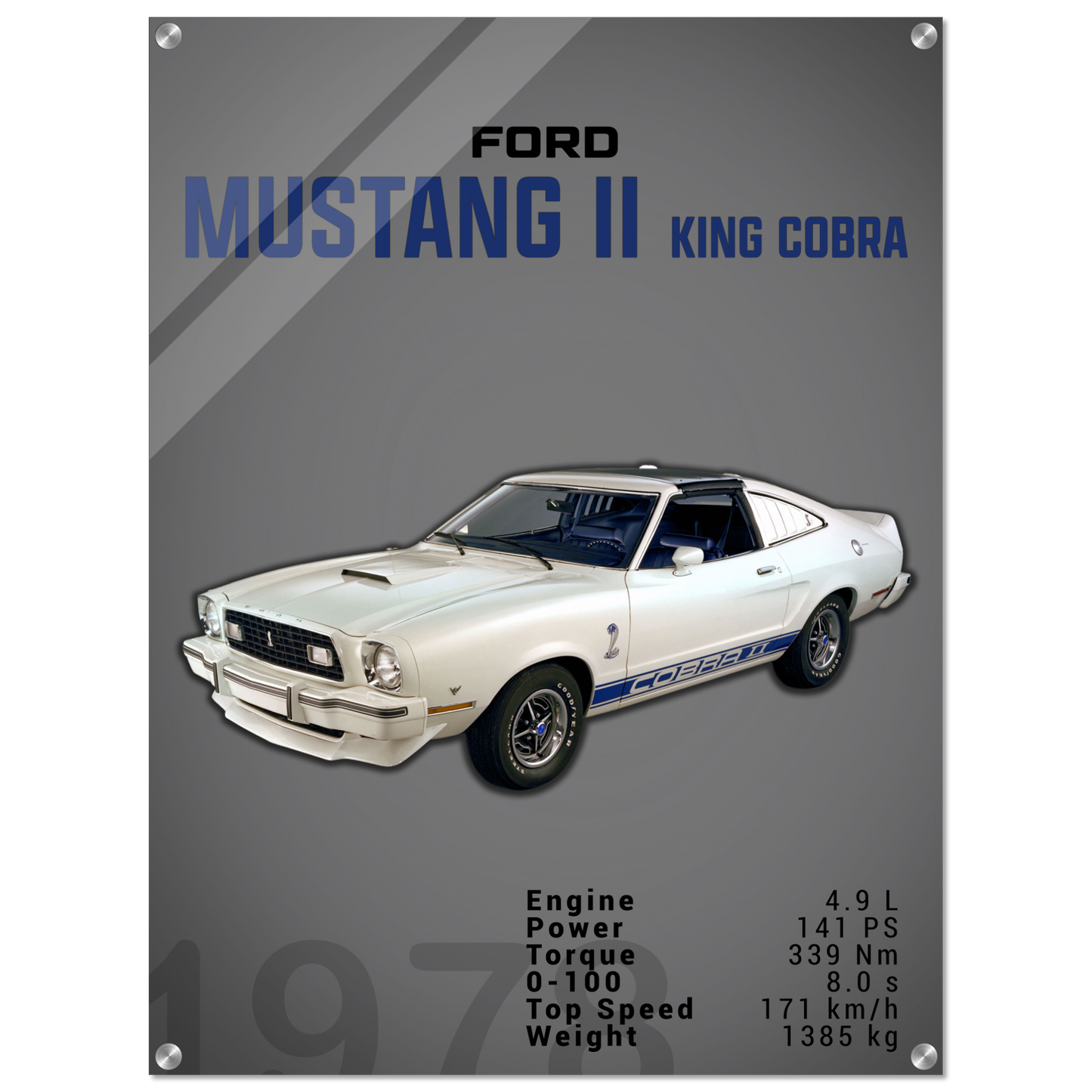 Ford Mustang 1978 II King Cobra (MUSTANG17D)