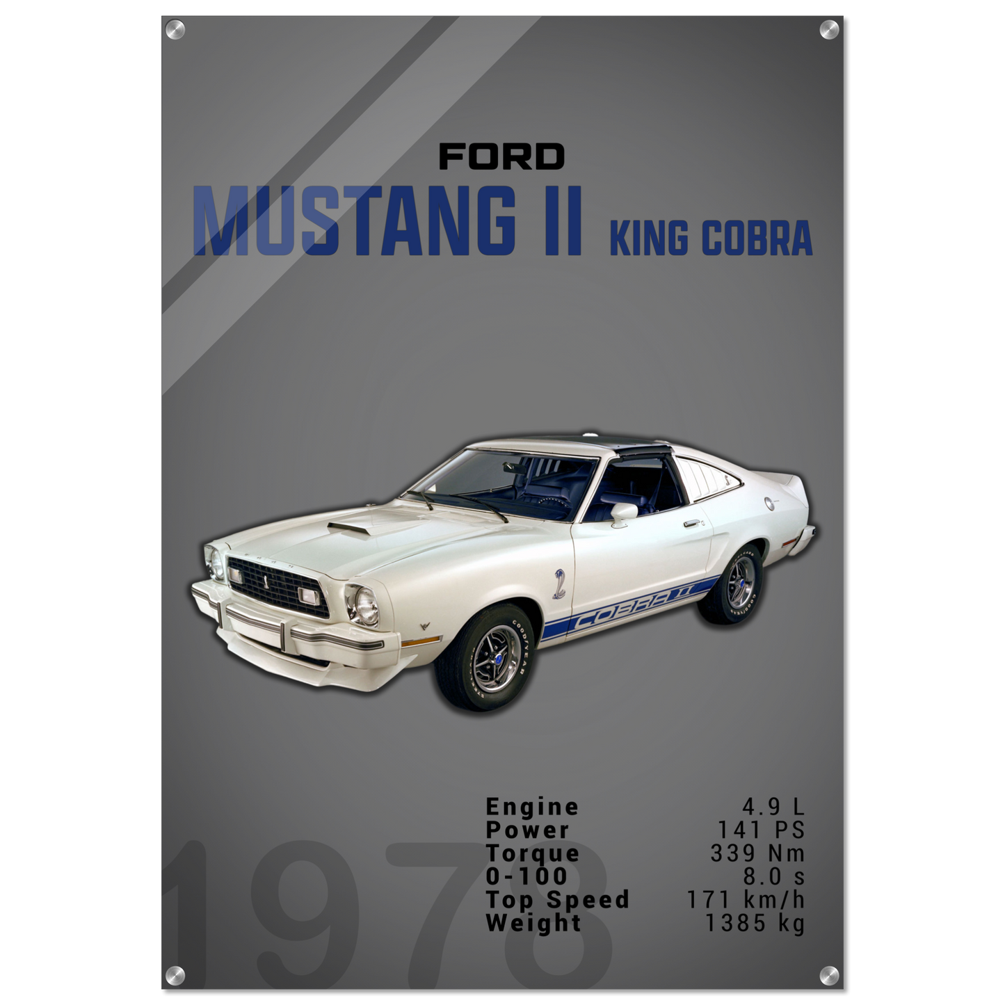 Ford Mustang 1978 II King Cobra (MUSTANG17D)