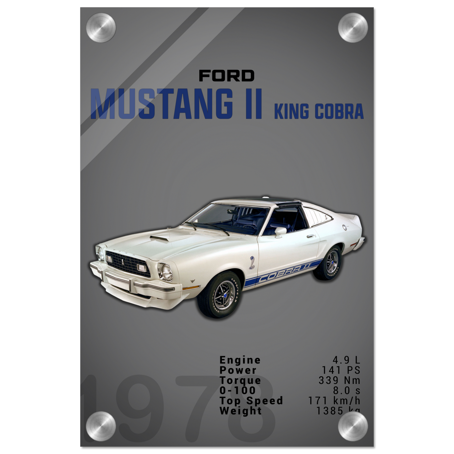 Ford Mustang 1978 II King Cobra (MUSTANG17D)