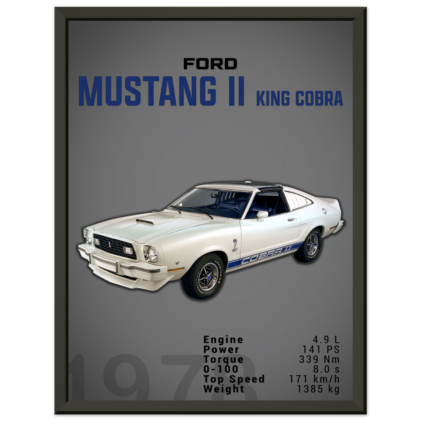 Ford Mustang 1978 II King Cobra (MUSTANG17D)