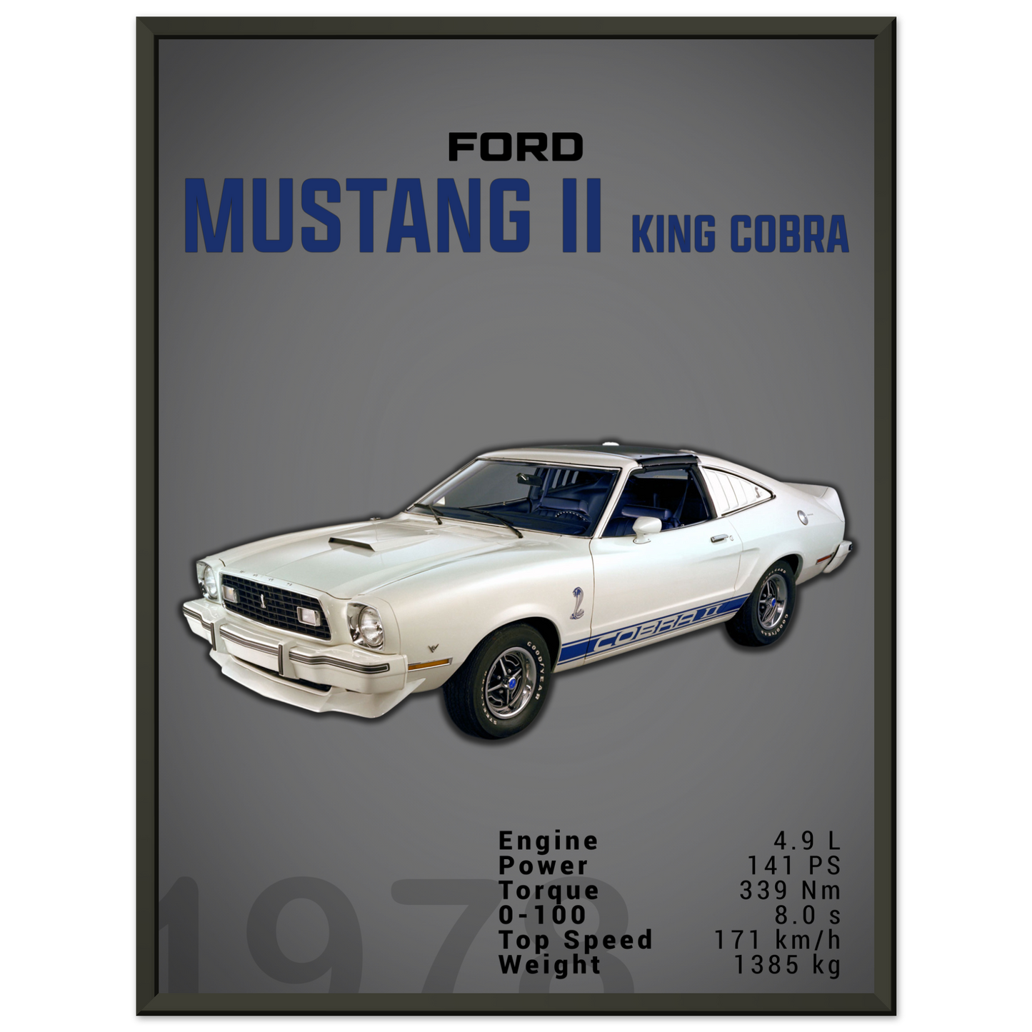 Ford Mustang 1978 II King Cobra (MUSTANG17D)