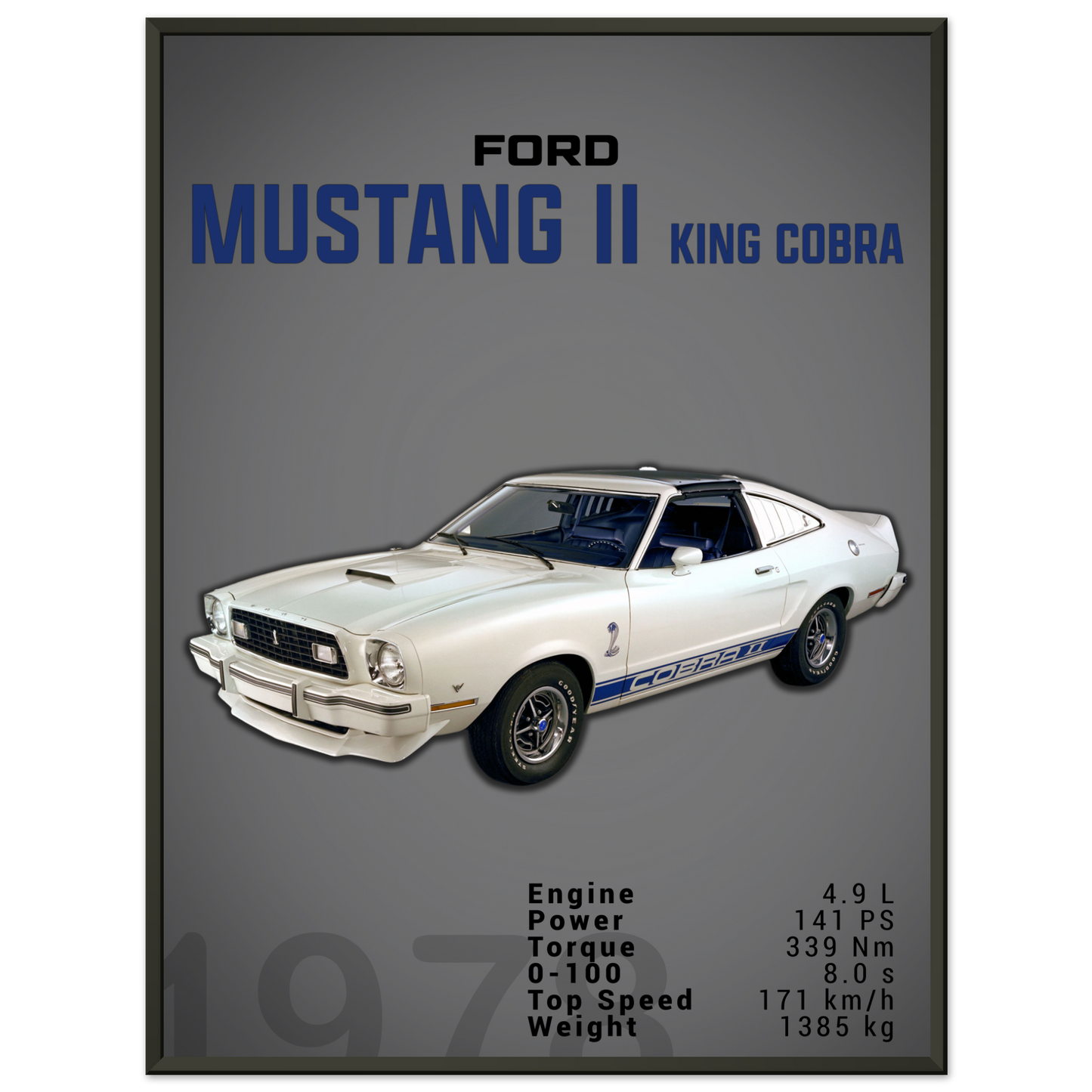 Ford Mustang 1978 II King Cobra (MUSTANG17D)