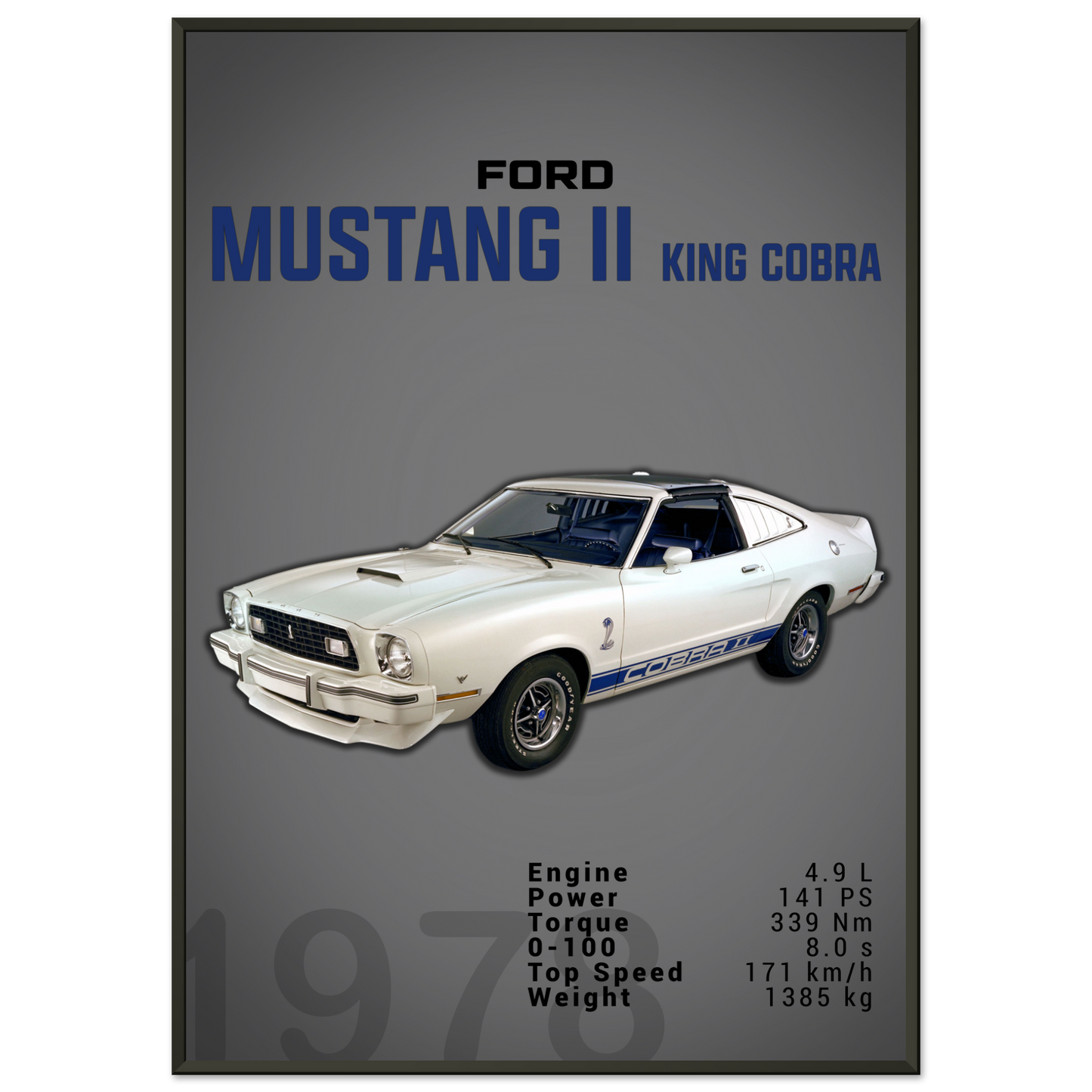 Ford Mustang 1978 II King Cobra (MUSTANG17D)