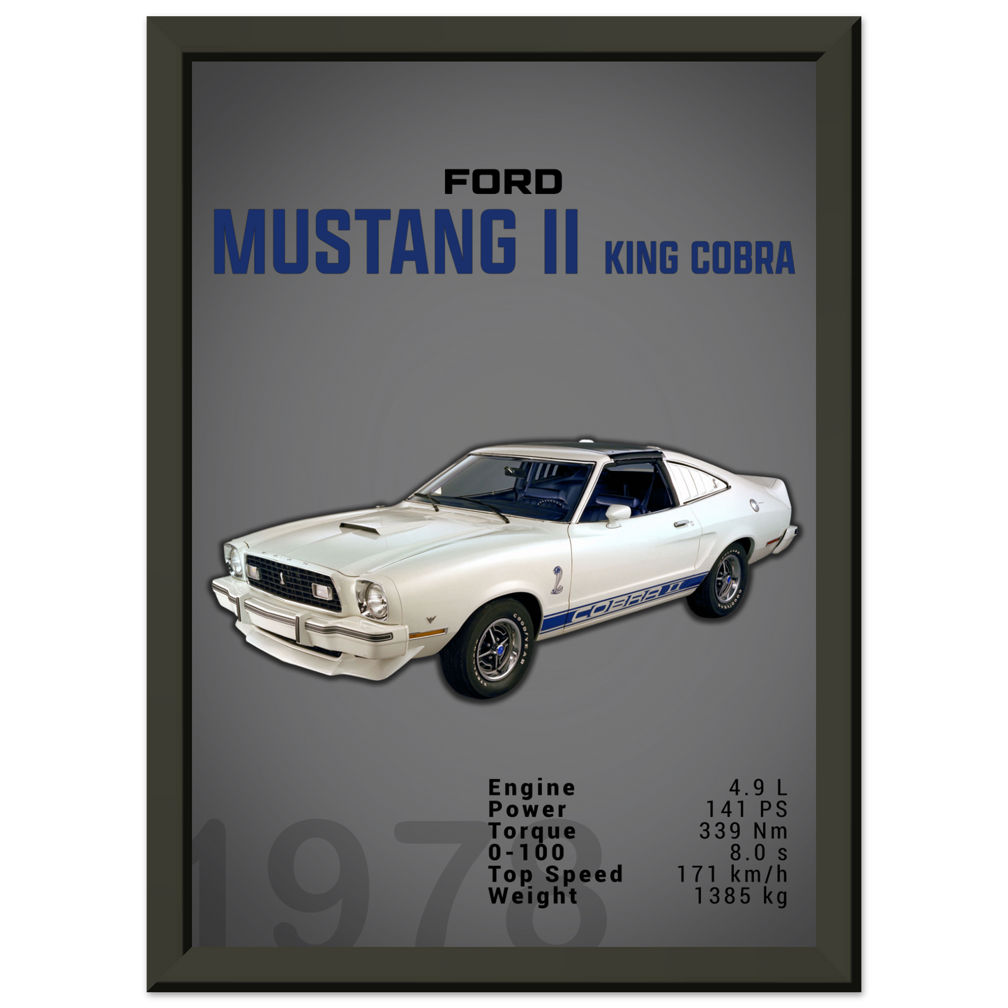 Ford Mustang 1978 II King Cobra (MUSTANG17D)