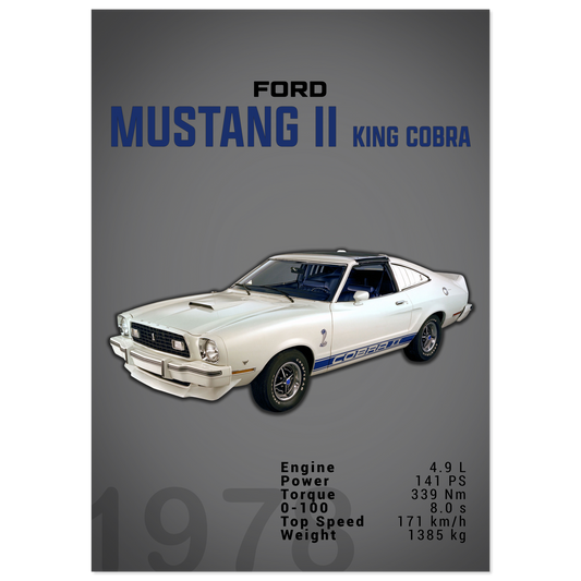 Ford Mustang 1978 II King Cobra (MUSTANG17D)