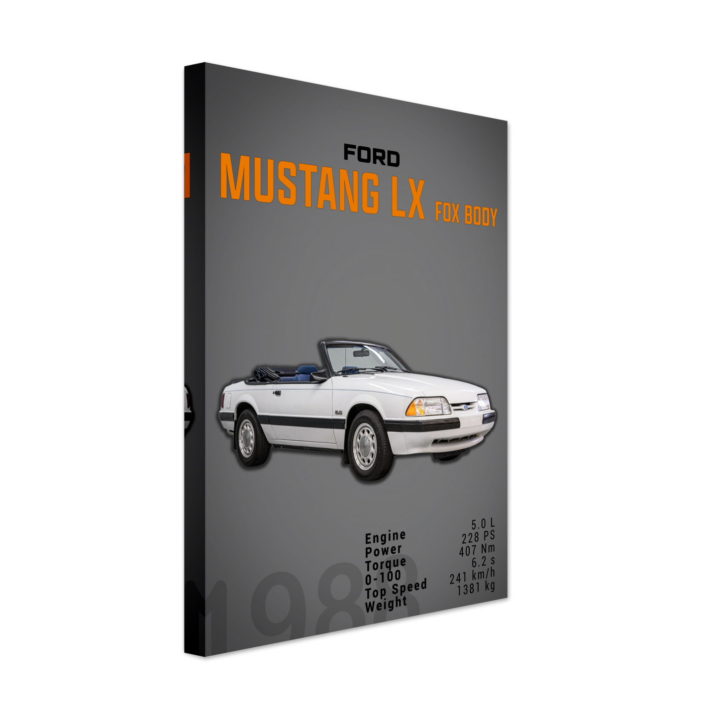 Ford Mustang 1988 LX FoxBody (MUSTANG18D)