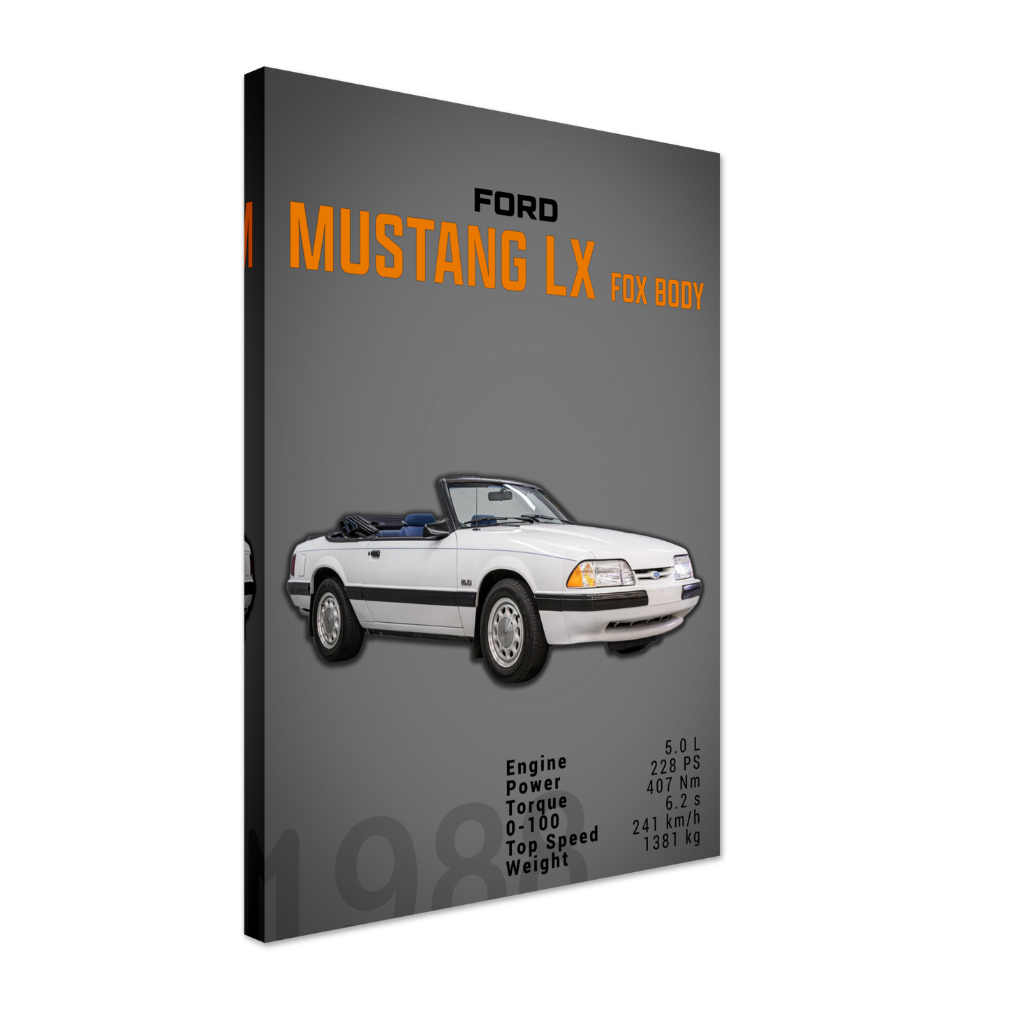 Ford Mustang 1988 LX FoxBody (MUSTANG18D)