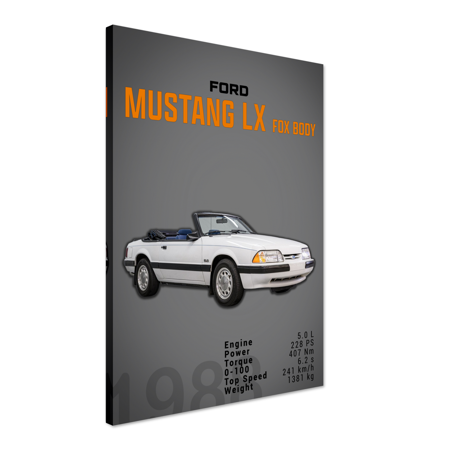 Ford Mustang 1988 LX FoxBody (MUSTANG18D)