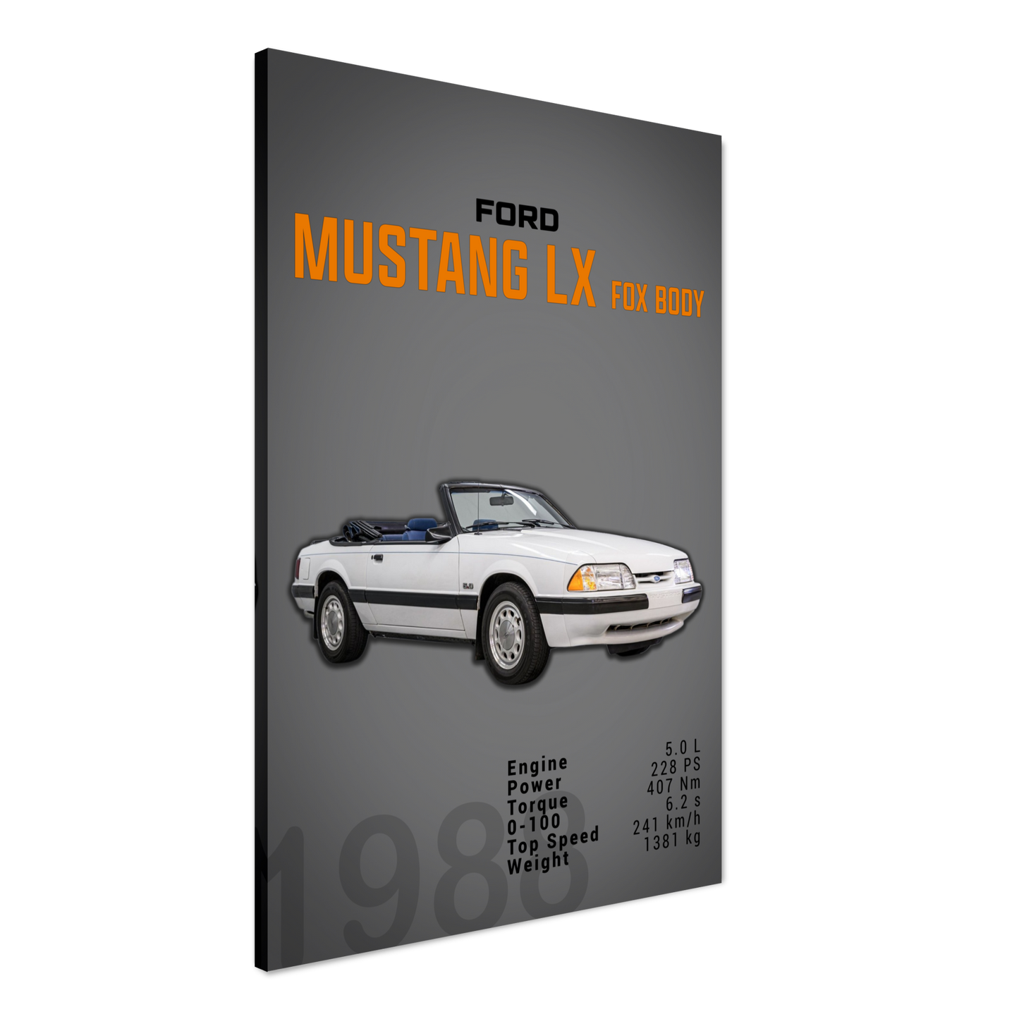 Ford Mustang 1988 LX FoxBody (MUSTANG18D)