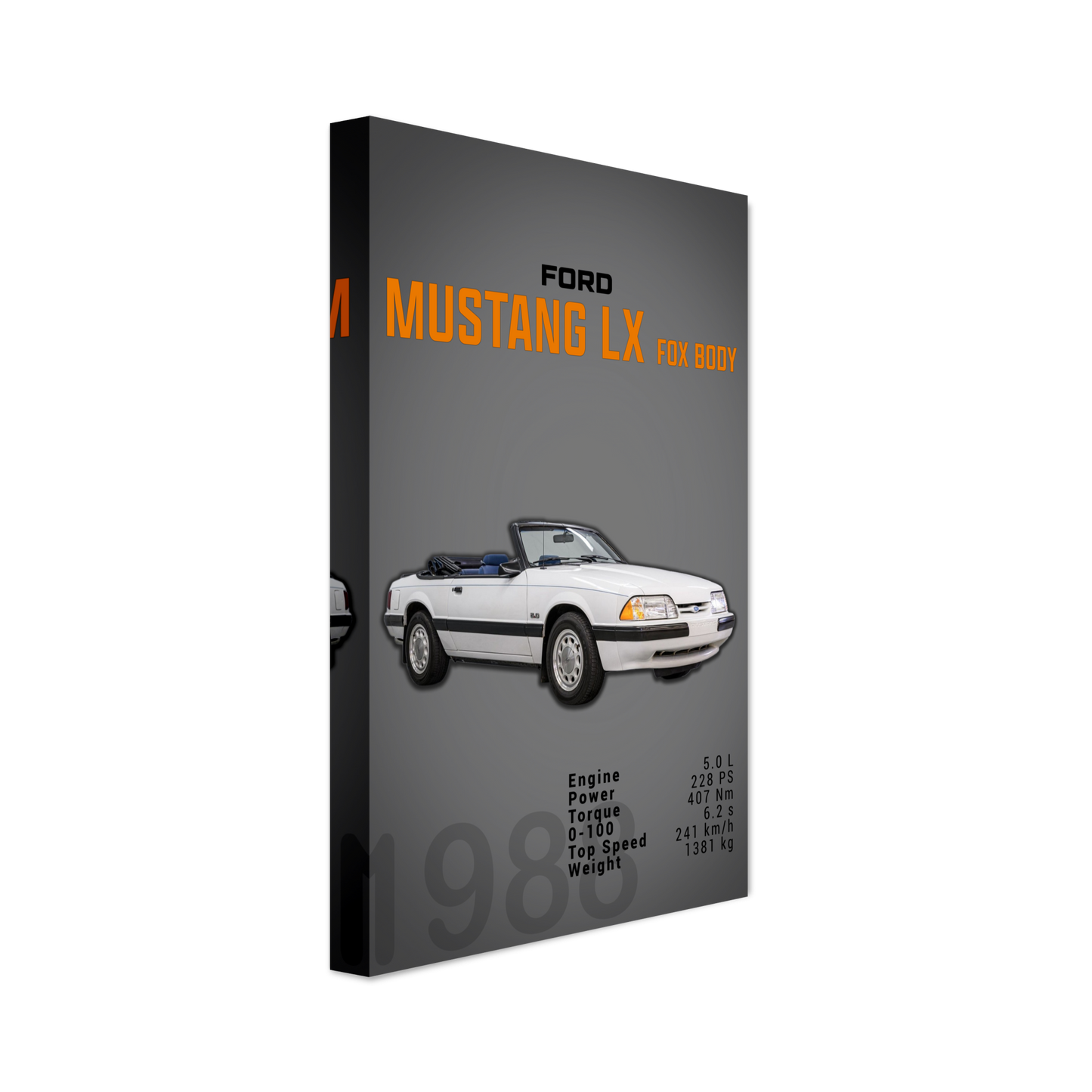Ford Mustang 1988 LX FoxBody (MUSTANG18D)