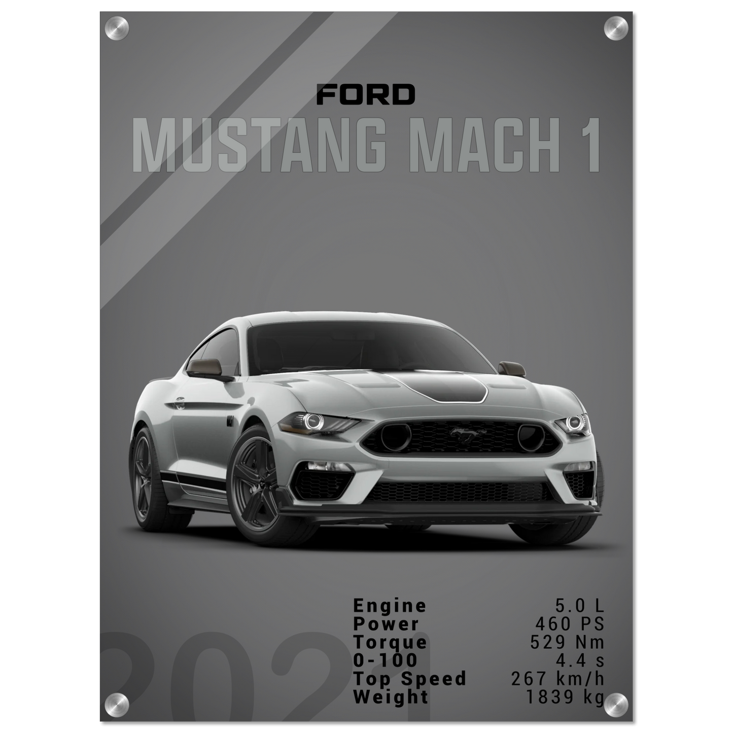 Ford Mustang 2021 S550 Mach1 (MUSTANG20D)