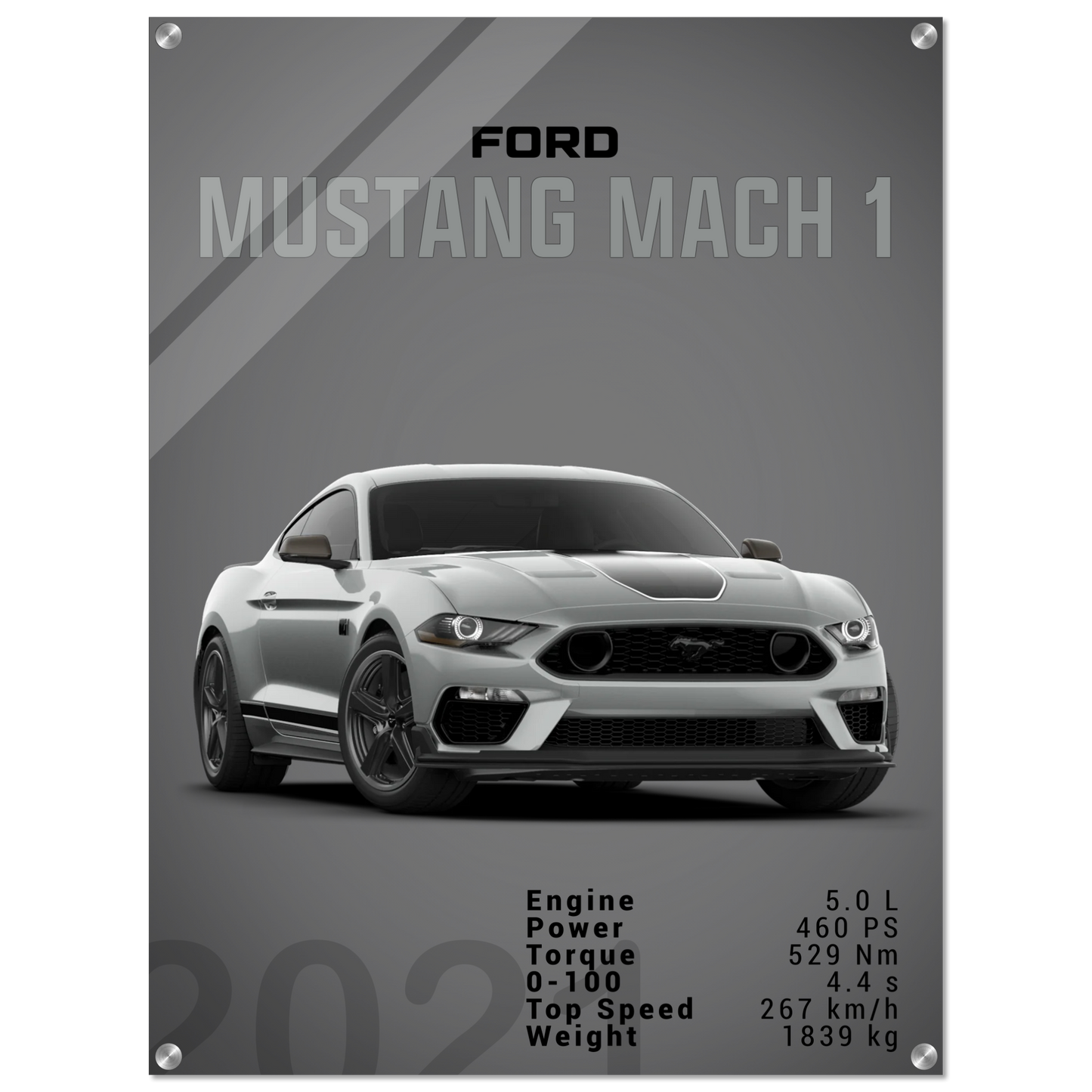 Ford Mustang 2021 S550 Mach1 (MUSTANG20D)