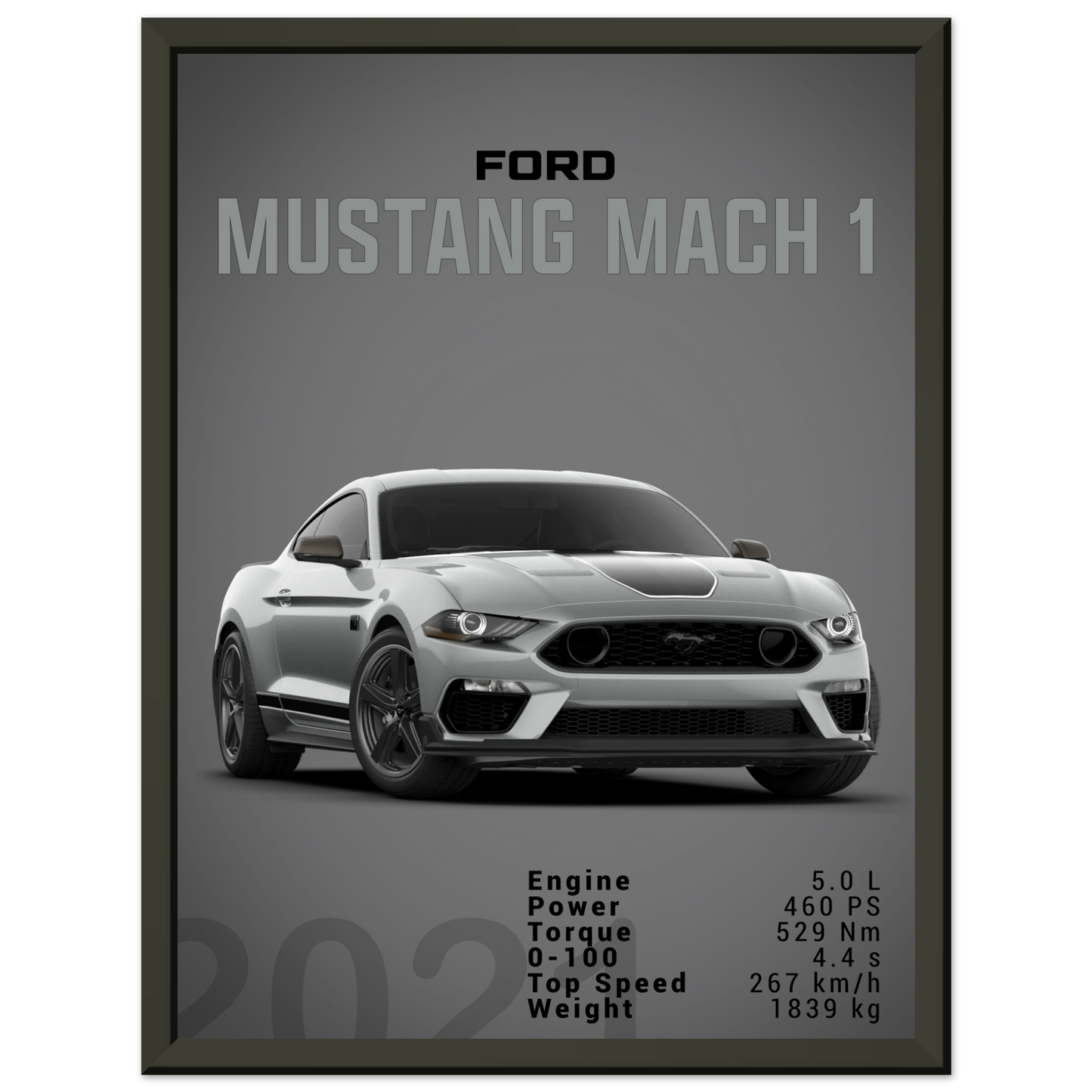 Ford Mustang 2021 S550 Mach1 (MUSTANG20D)